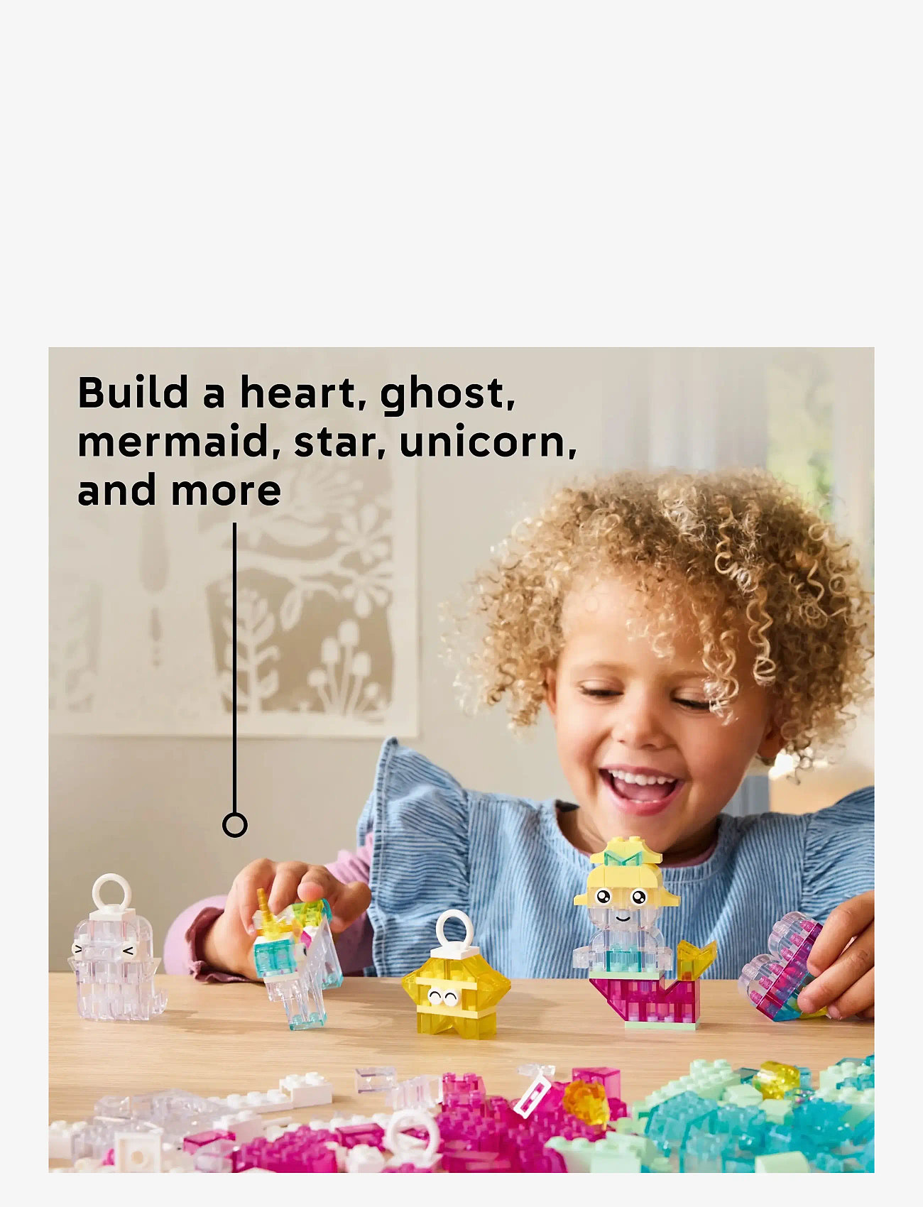 LEGO - Magiske gennemsigtige klodser - lego classic - multi - 5