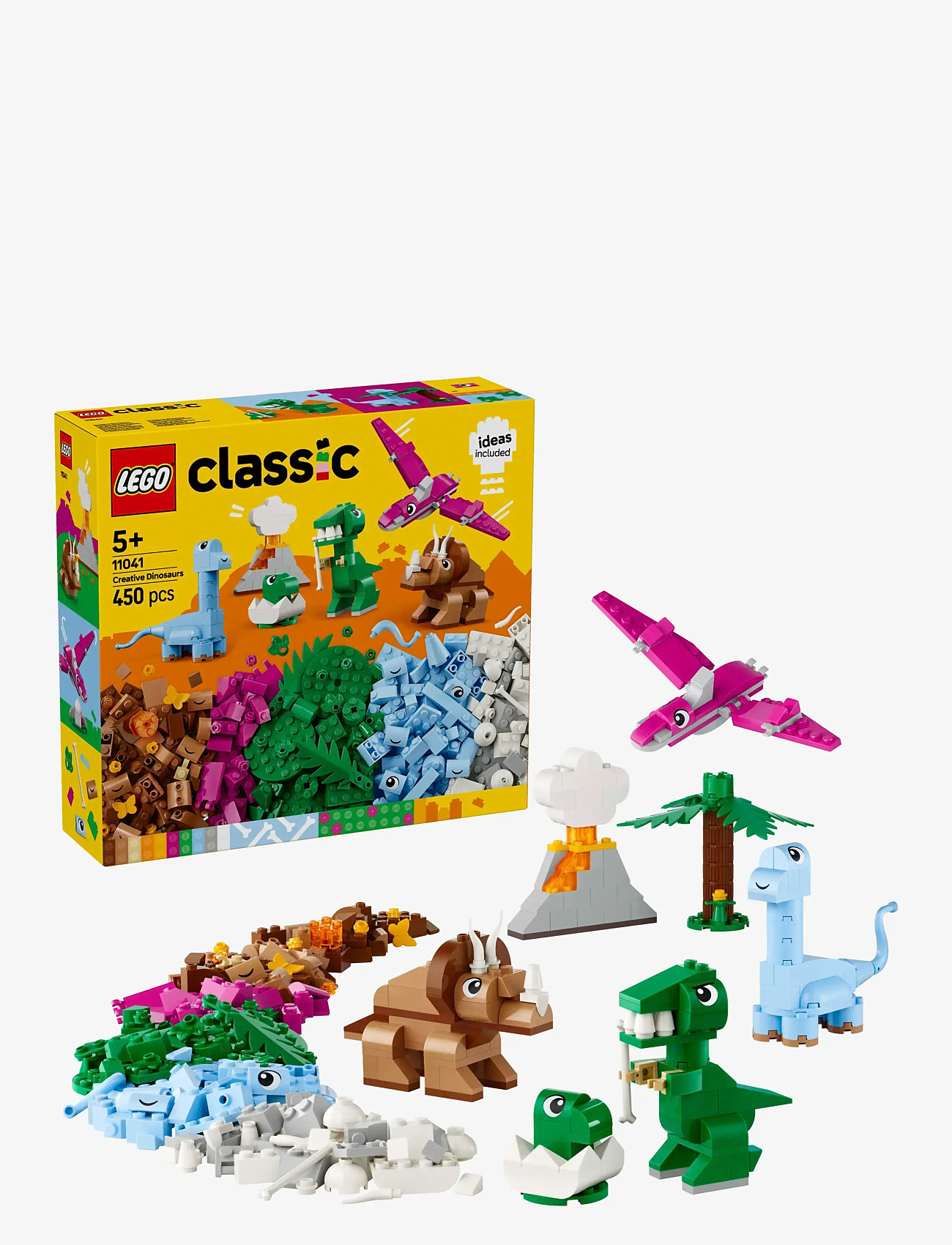 LEGO - Classic Creative Dinosaurs, Imaginative Toy Models 11041 - lego® classic - multi - 0