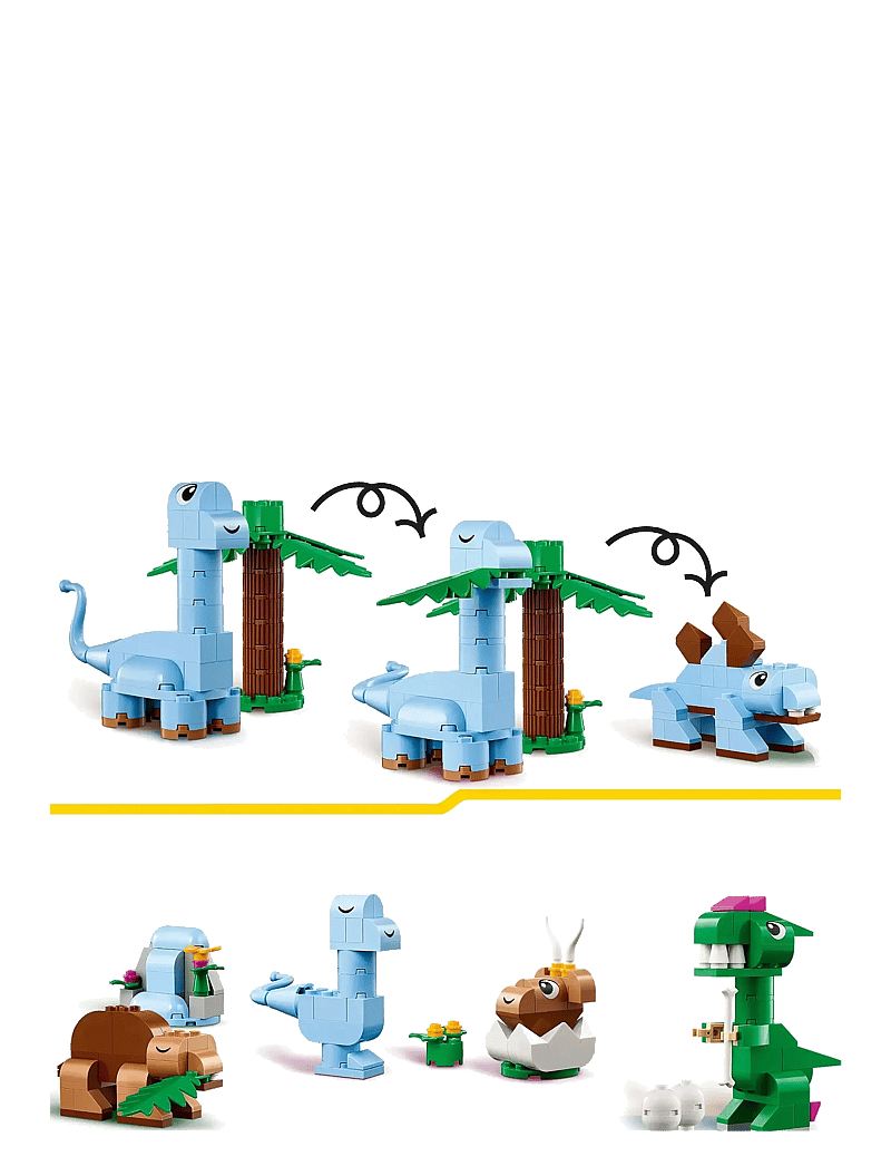 LEGO - Classic Creative Dinosaurs, Imaginative Toy Models 11041 - lego® classic - multi - 5