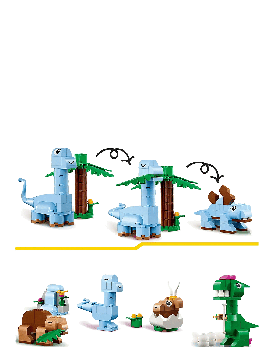 LEGO - Classic Creative Dinosaurs, Imaginative Toy Models 11041 - lego® classic - multi - 5