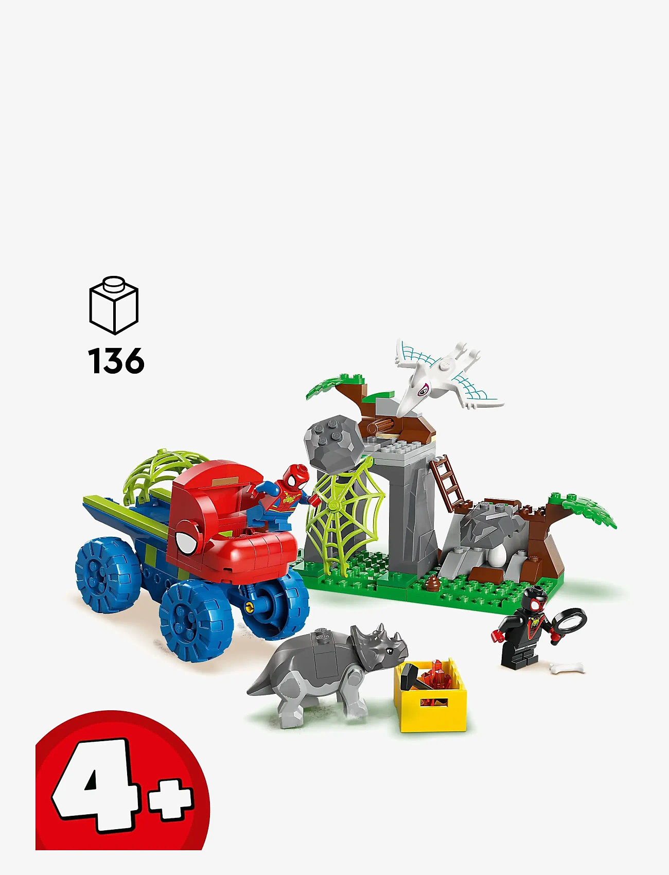 LEGO - Marvel Spidey And His Amazing Friends Team Spidey Dino Crawler Rescue 11199 - multi - 1