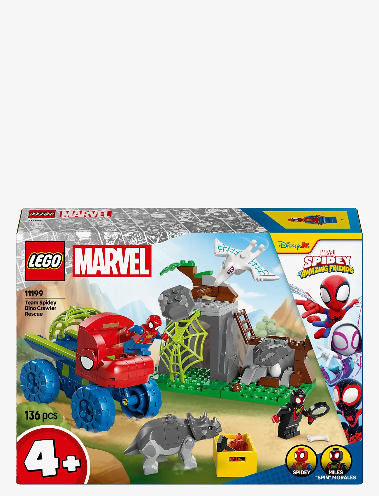 LEGO - Marvel Spidey And His Amazing Friends Team Spidey Dino Crawler Rescue 11199 - multi - 5