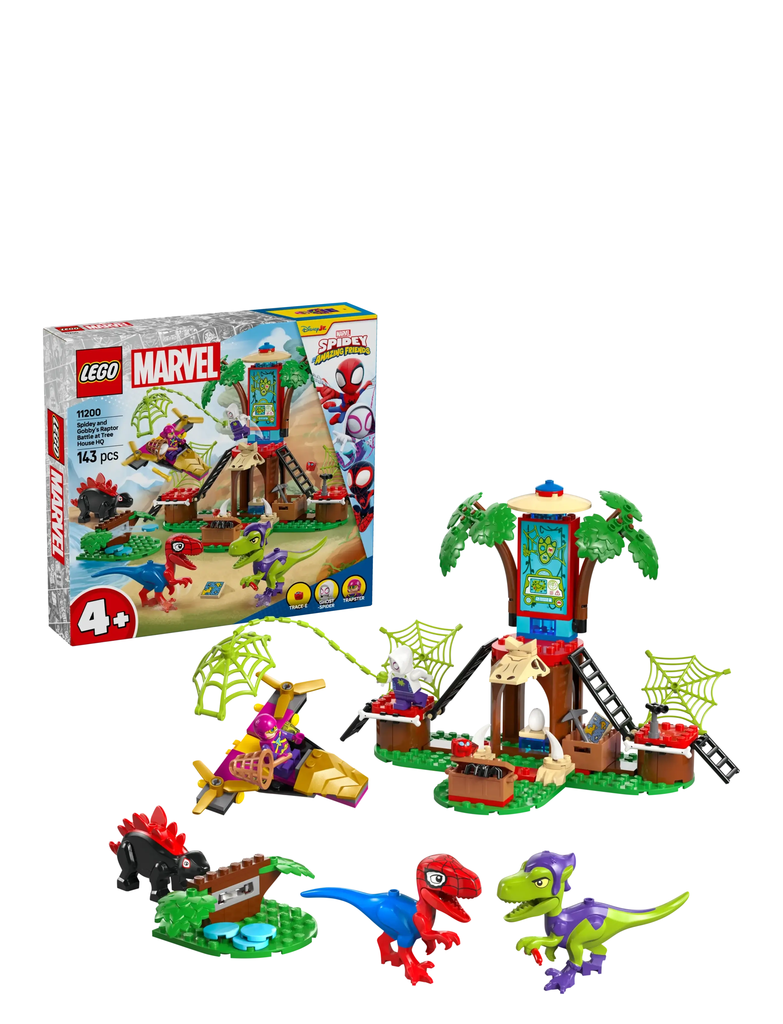 LEGO Spidey Og Gobbys Raptorkamp Ved Hovedkvarteret 11200, One Size, Lego Spielzeug, Mehrfarbig/gemustert - Super Heroes, Kinder