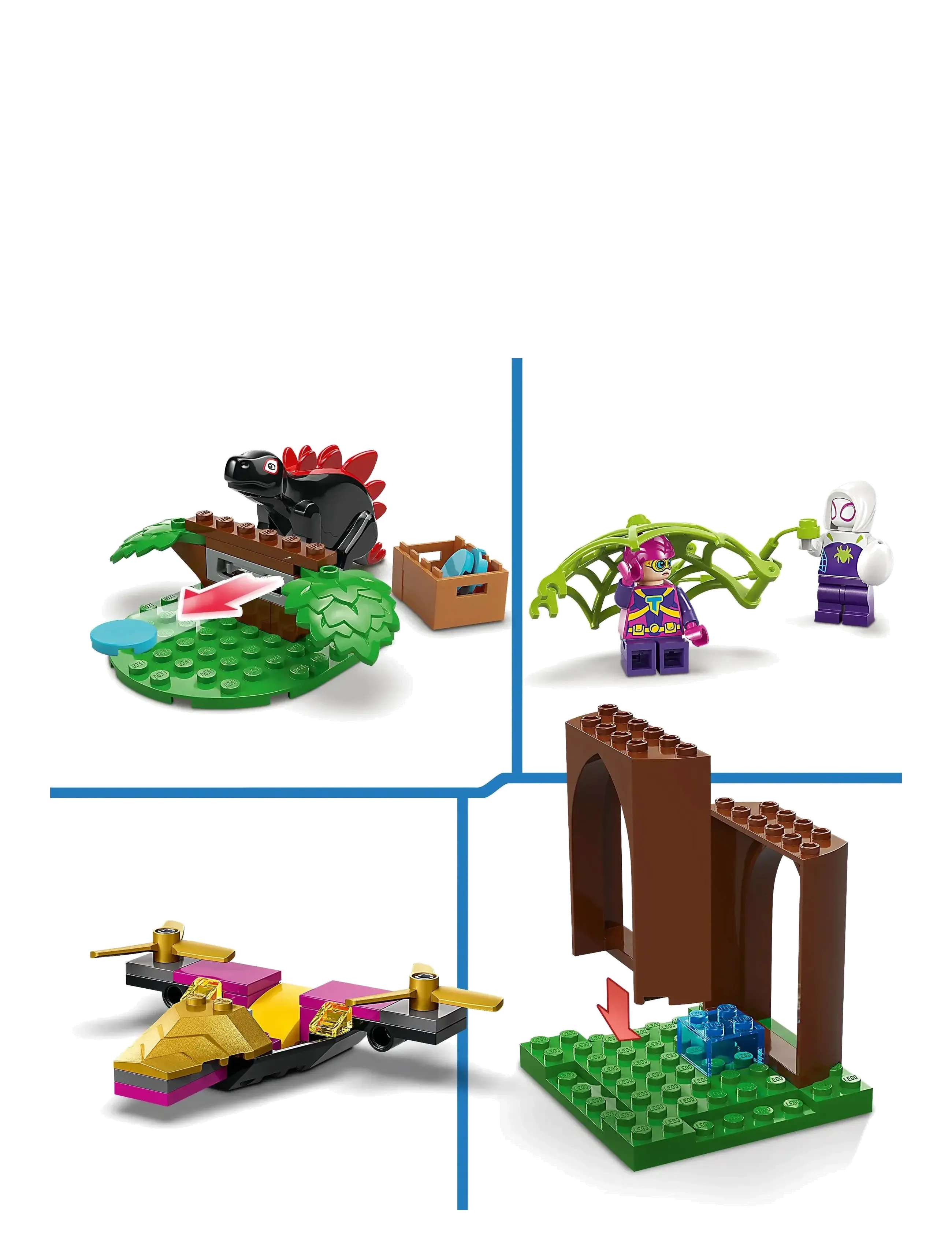 LEGO - Spidey og Gobbys raptorkamp ved hovedkvarteret i treet 11200 - lego super heroes - multi - 3