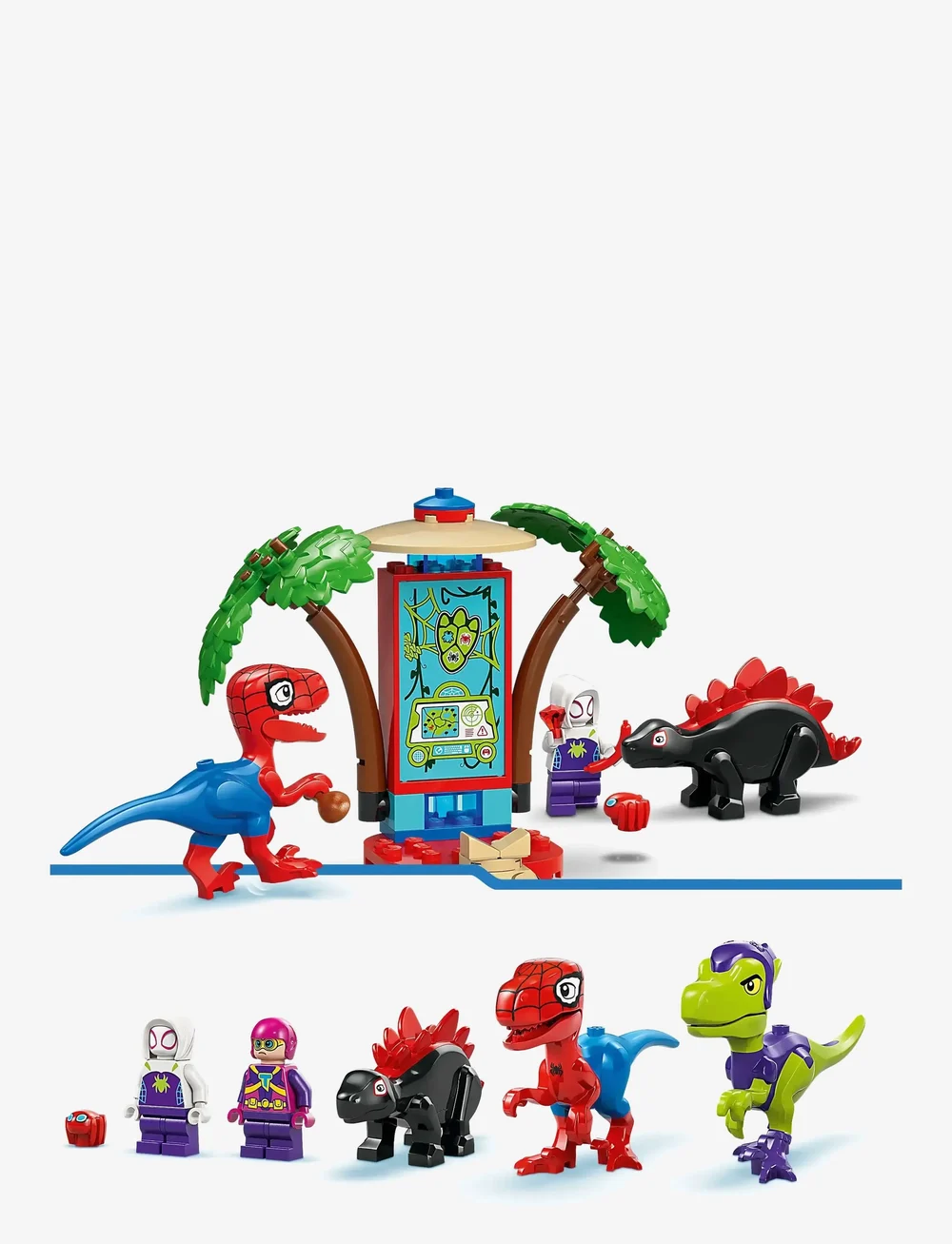 LEGO - Marvel Spidey And His Amazing Friends Spidey and Gobby’s Raptor Battle at Tree House HQ 11200 - lego super heroes - multi - 4