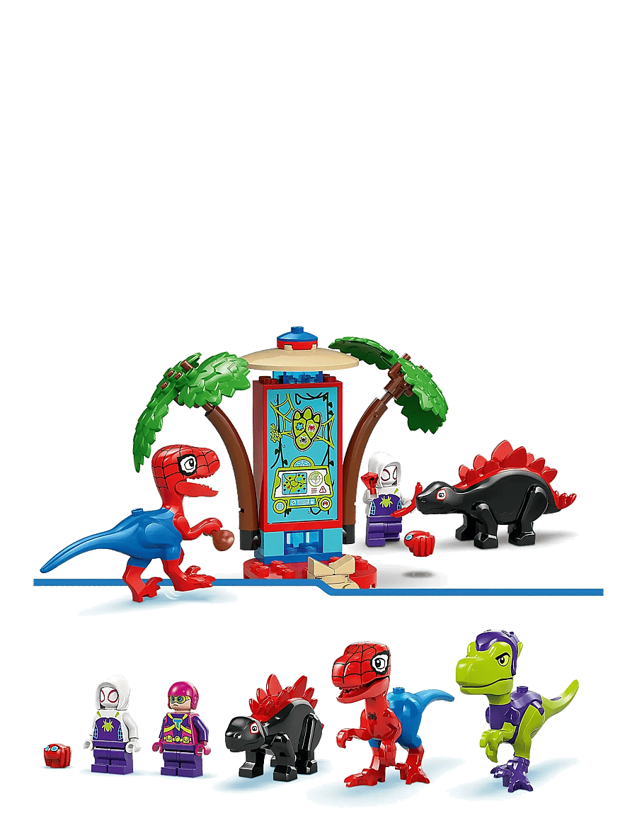 LEGO - Marvel Spidey And His Amazing Friends Spidey and Gobby’s Raptor Battle at Tree House HQ 11200 - lego super heroes - multi - 4
