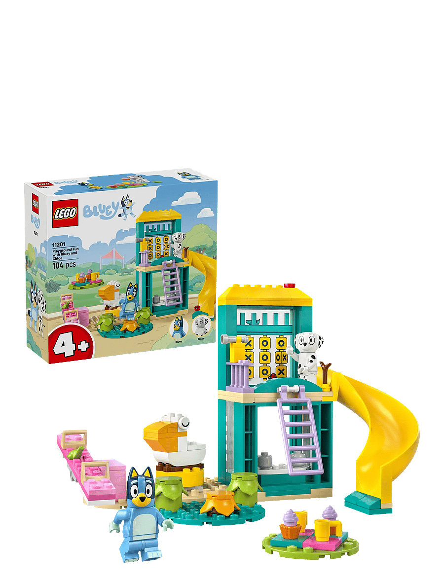 LEGO - Bluey Playground Fun with Bluey and Chloe Preschool Toy Building Kit 11201 - lego® creator - multi - 0