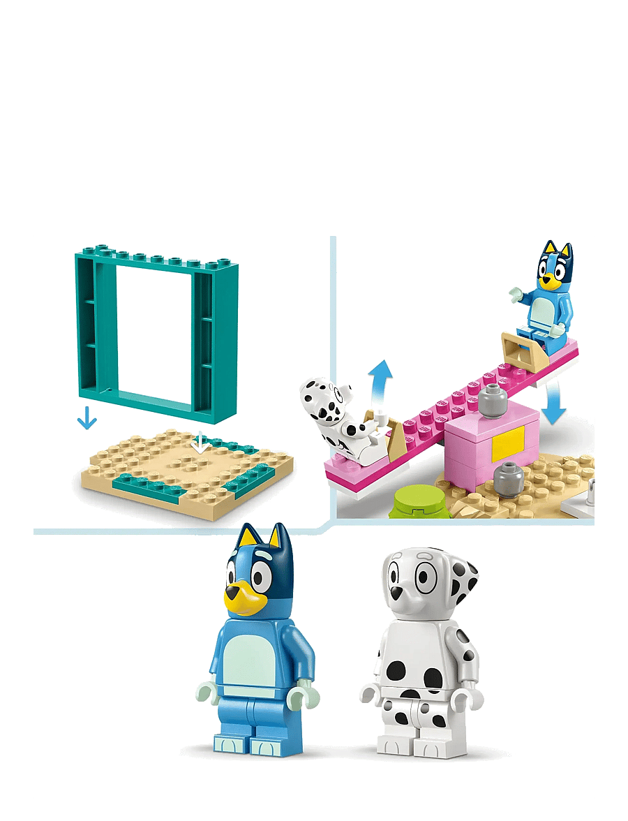 LEGO - Bluey Playground Fun with Bluey and Chloe Preschool Toy Building Kit 11201 - lego® creator - multi - 5