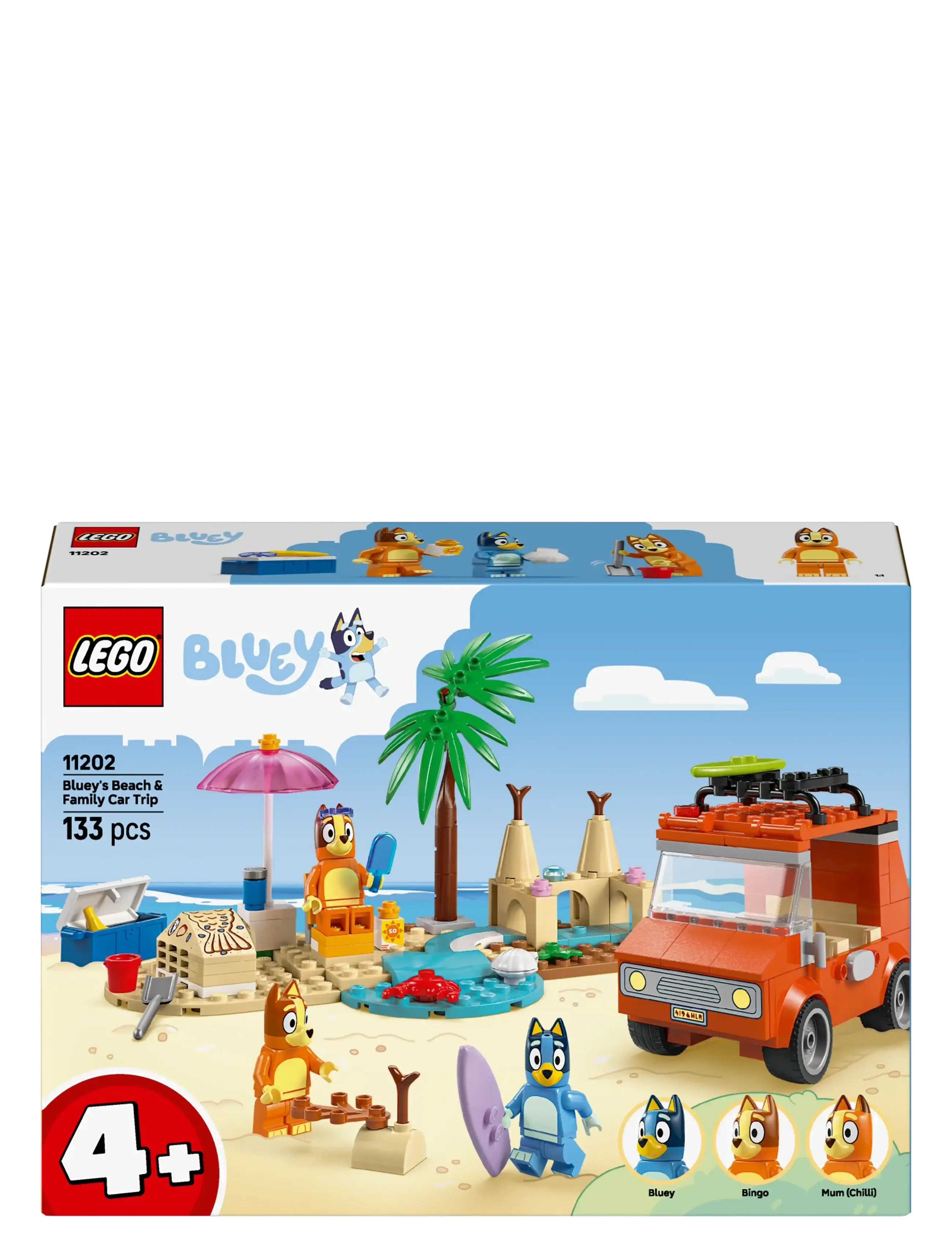 LEGO - Bluey: Bluey’s Beach & Family Car Trip, Preschool Toy Building Kit 11202 - madalaimad hinnad - multi - 4