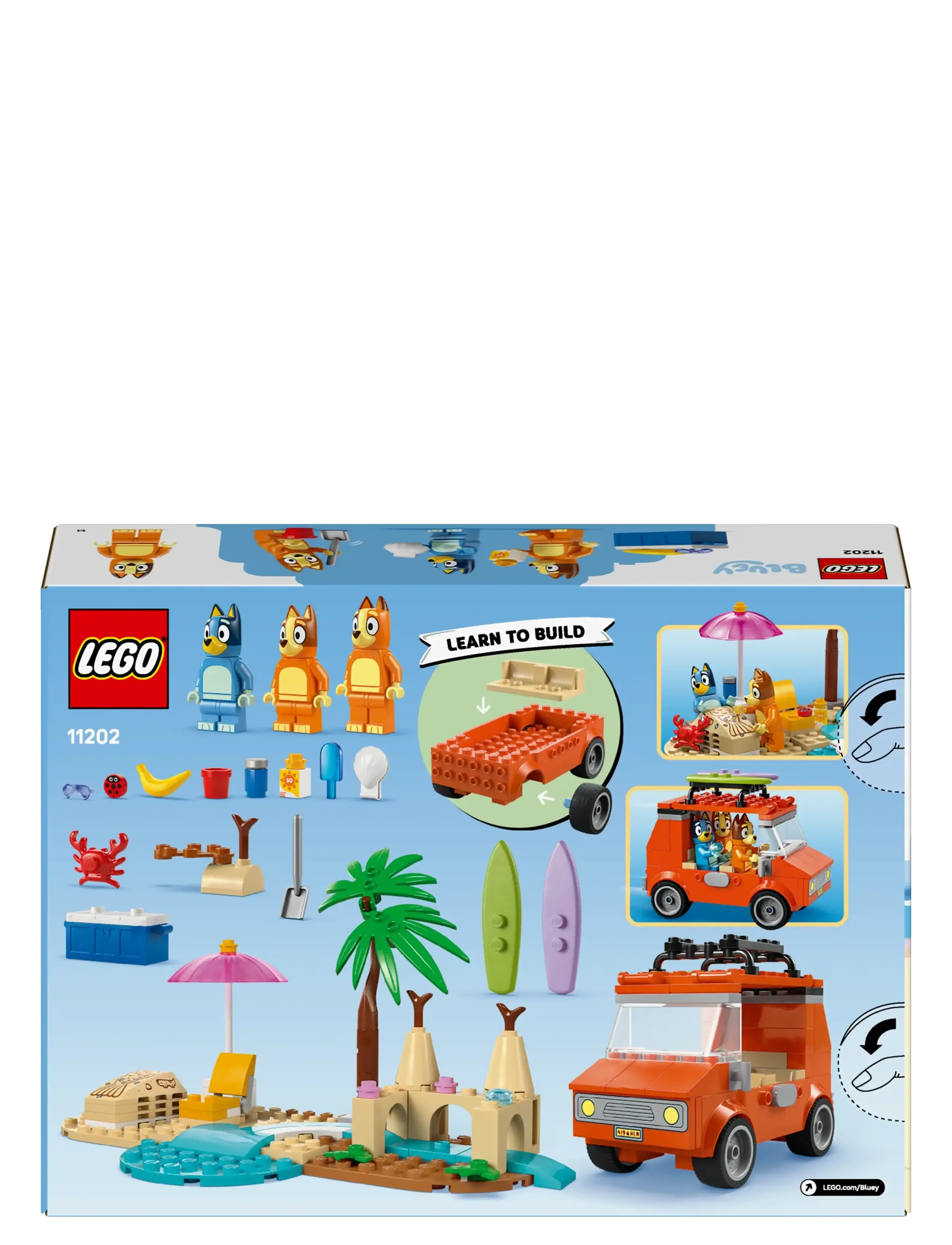 LEGO - Bluey: Bluey’s Beach & Family Car Trip, Preschool Toy Building Kit 11202 - madalaimad hinnad - multi - 5