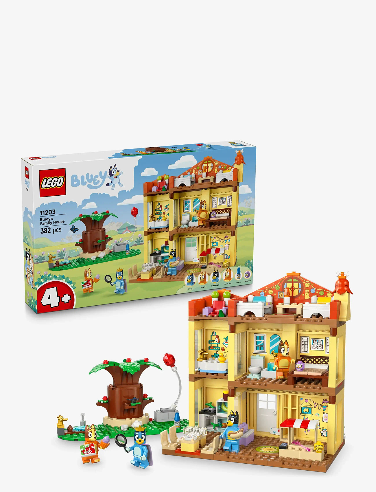 LEGO - Bluey’s Family House Playset, Home-Building Kit 11203 - fødselsdagsgaver - multi - 0