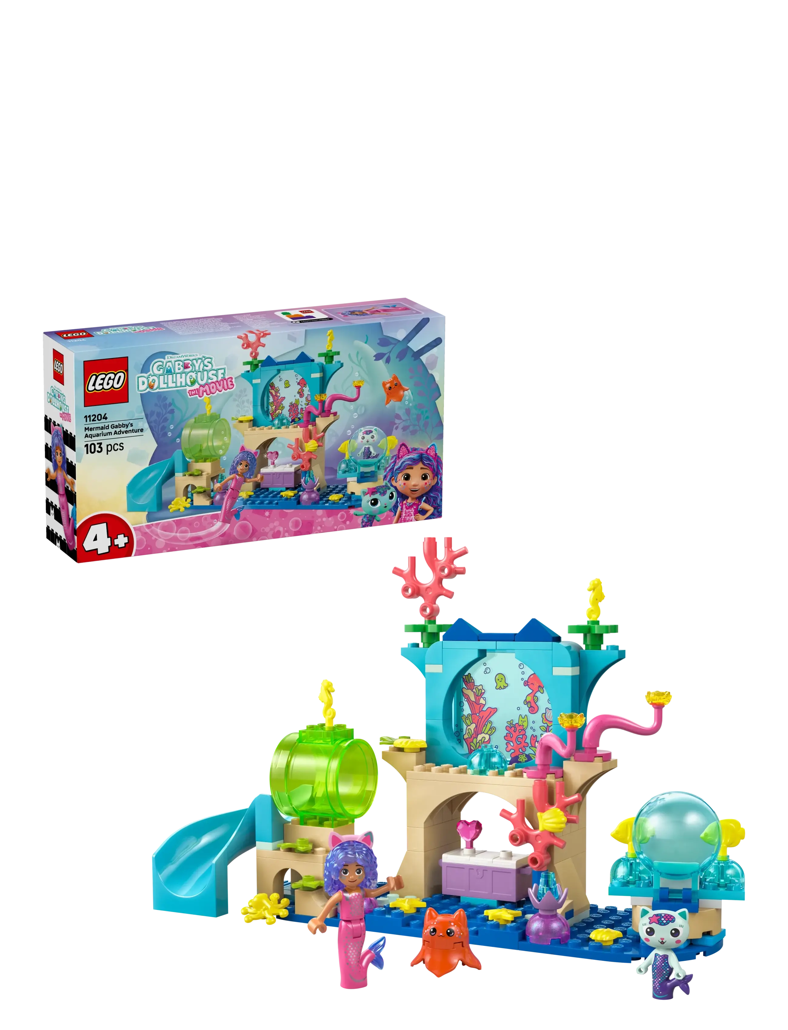 LEGO Mermaid Gabby's Aquarium Adventure, One Size, Multi/patterned, Lego Legetøj > Lego Gabby's Dollhouse, Børn