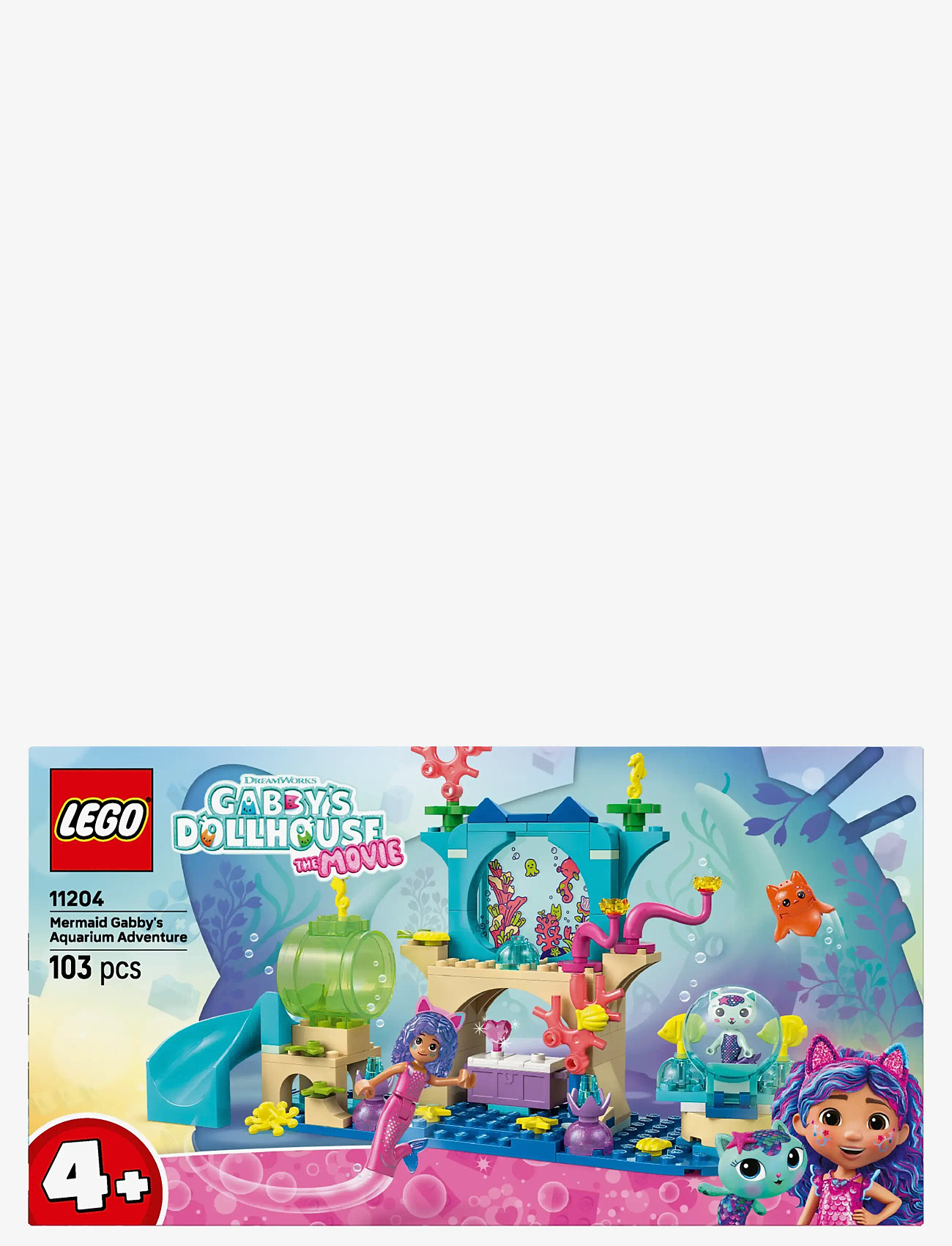 LEGO - Gabby’s Dollhouse Mermaid Gabby’s Aquarium Adventure Animal Toy 11204 - lego gabby's dollhouse - multi - 2