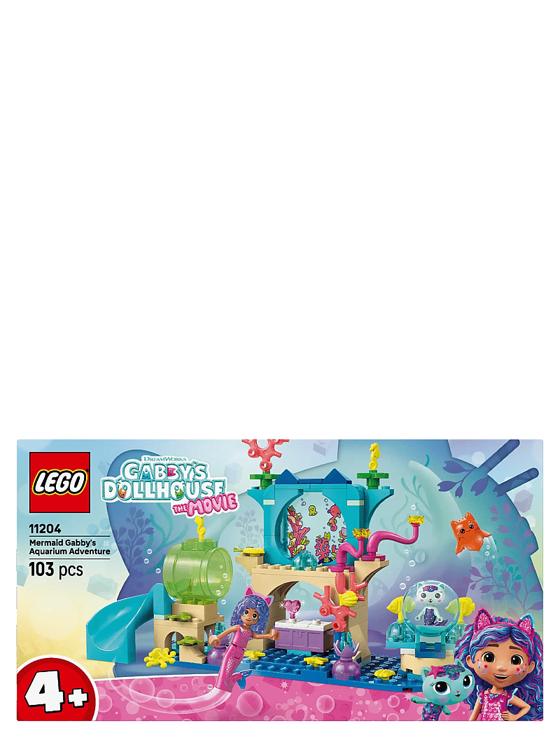 LEGO - Gabby’s Dollhouse Mermaid Gabby’s Aquarium Adventure Animal Toy 11204 - lego gabby's dollhouse - multi - 2
