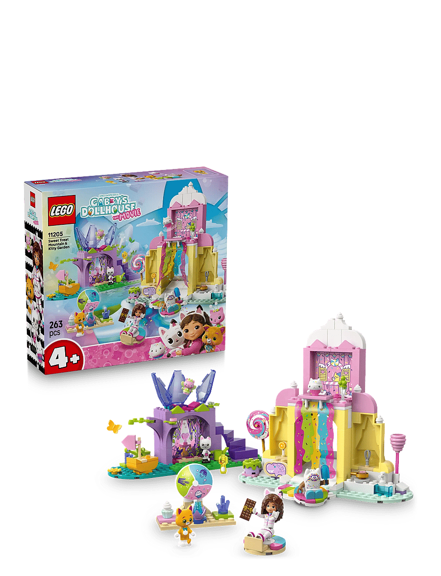 LEGO - Gabby’s Dollhouse Sweet Treat Mountain & Kitty Garden Pretend Play 11205 - geburtstagsgeschenke - multi - 0