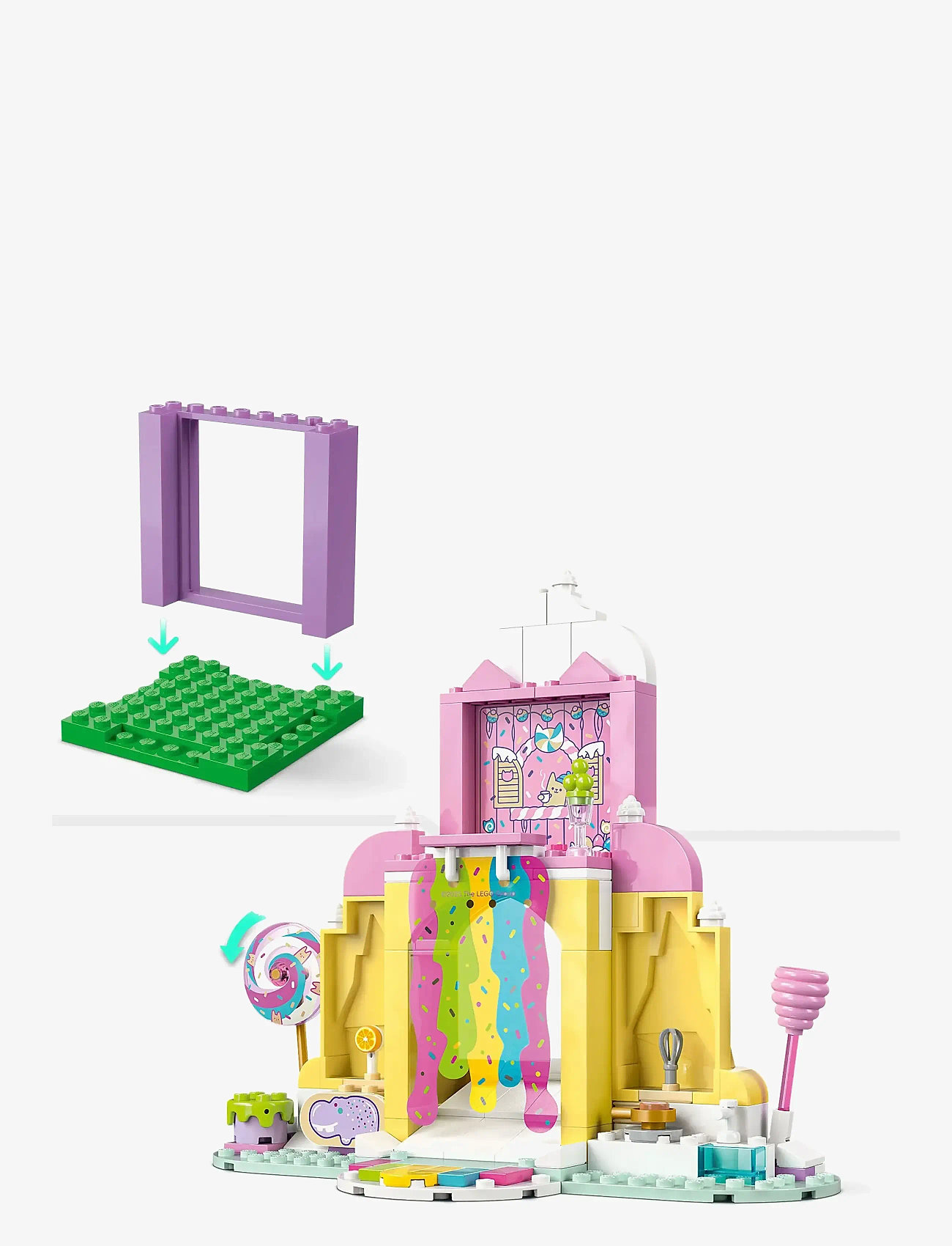 LEGO - Sweet Treat Mountain & Kitty Garden Pretend Play 11205 - lego gabby's dollhouse - multi - 4
