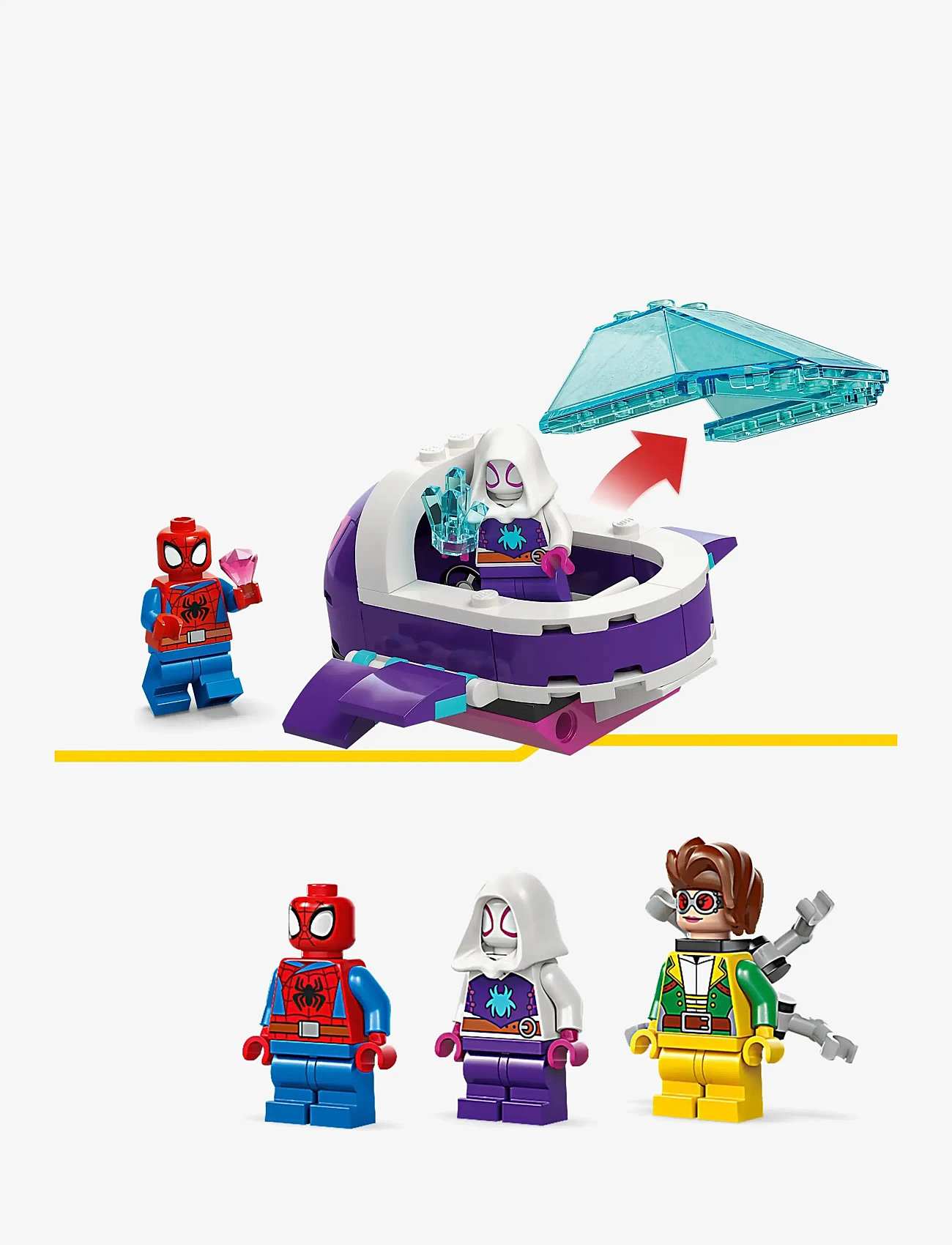 LEGO - Marvel Spidey And His Amazing Friends Spidey: Underwater Vehicles 11207 - lego super heroes - multi - 3