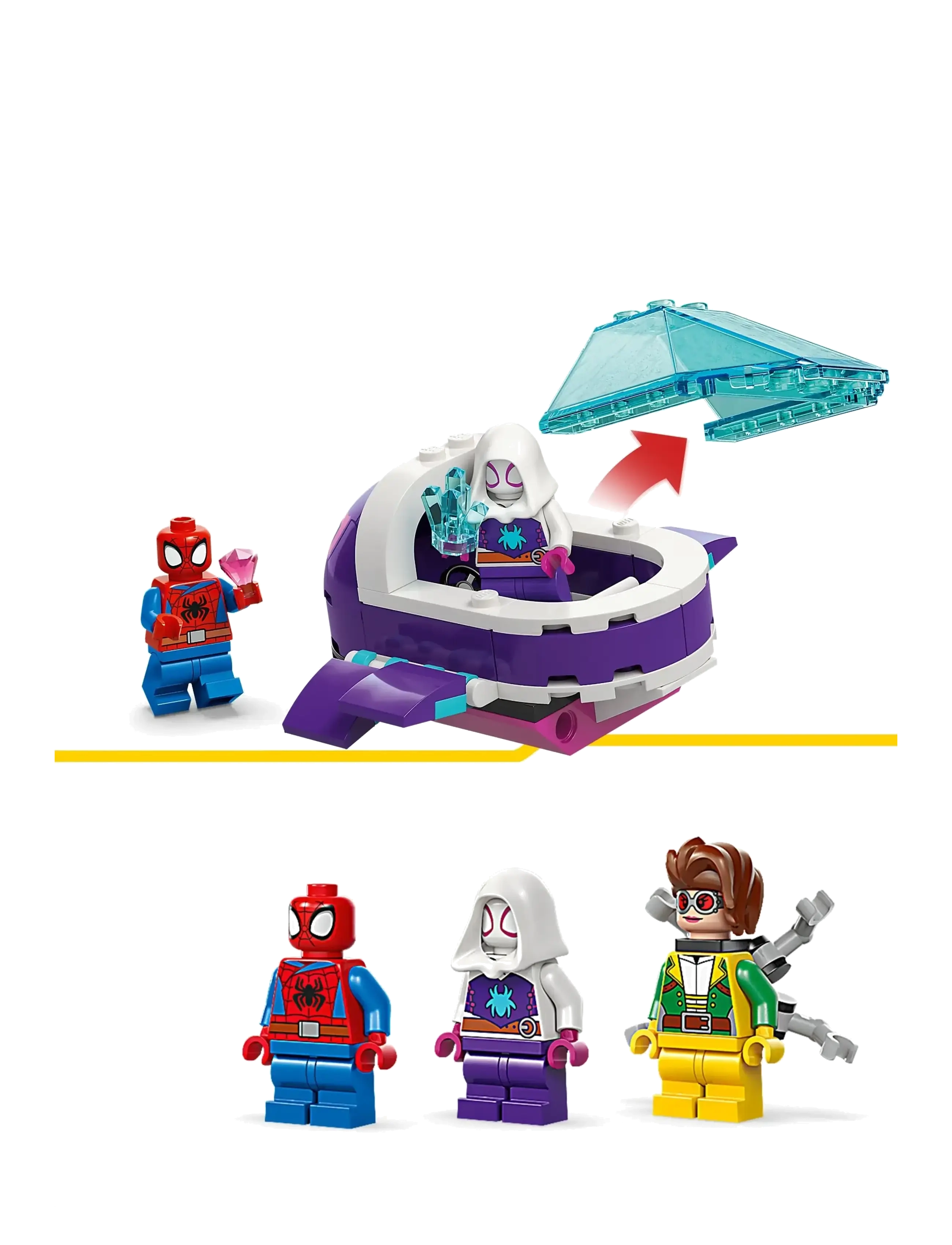 LEGO - Marvel Spidey And His Amazing Friends Spidey: Underwater Vehicles 11207 - lego super heroes - multi - 3