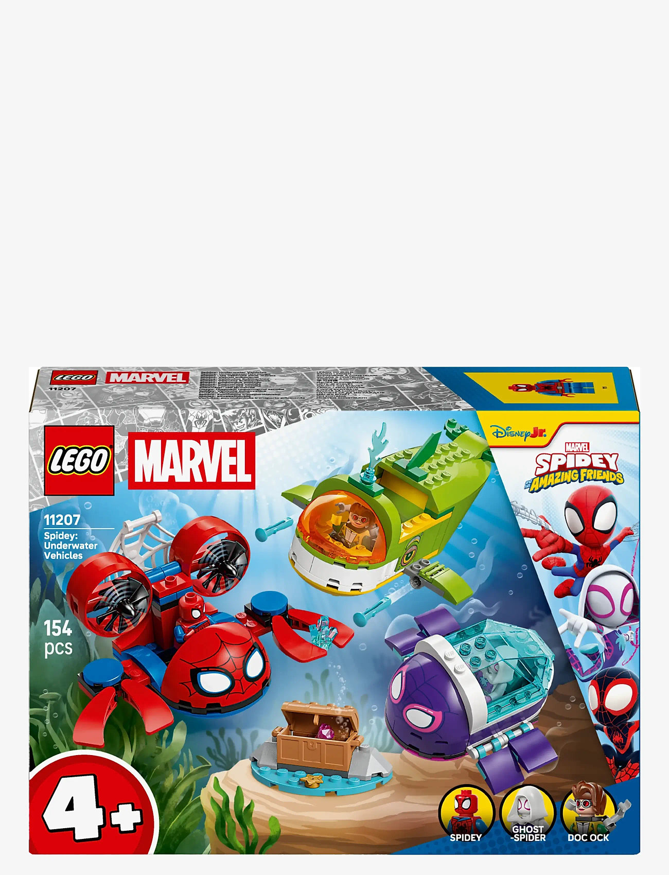LEGO - Marvel Spidey And His Amazing Friends Spidey: Underwater Vehicles 11207 - lego super heroes - multi - 4