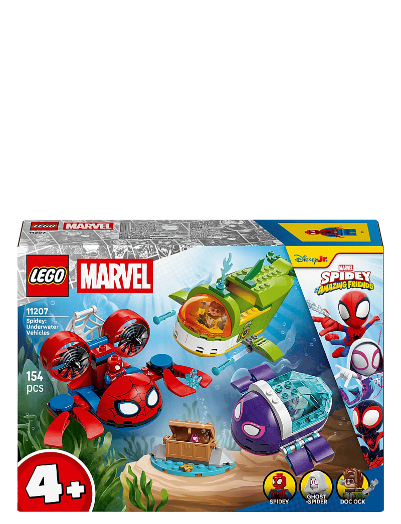 LEGO - Marvel Spidey And His Amazing Friends Spidey: Underwater Vehicles 11207 - lego super heroes - multi - 4
