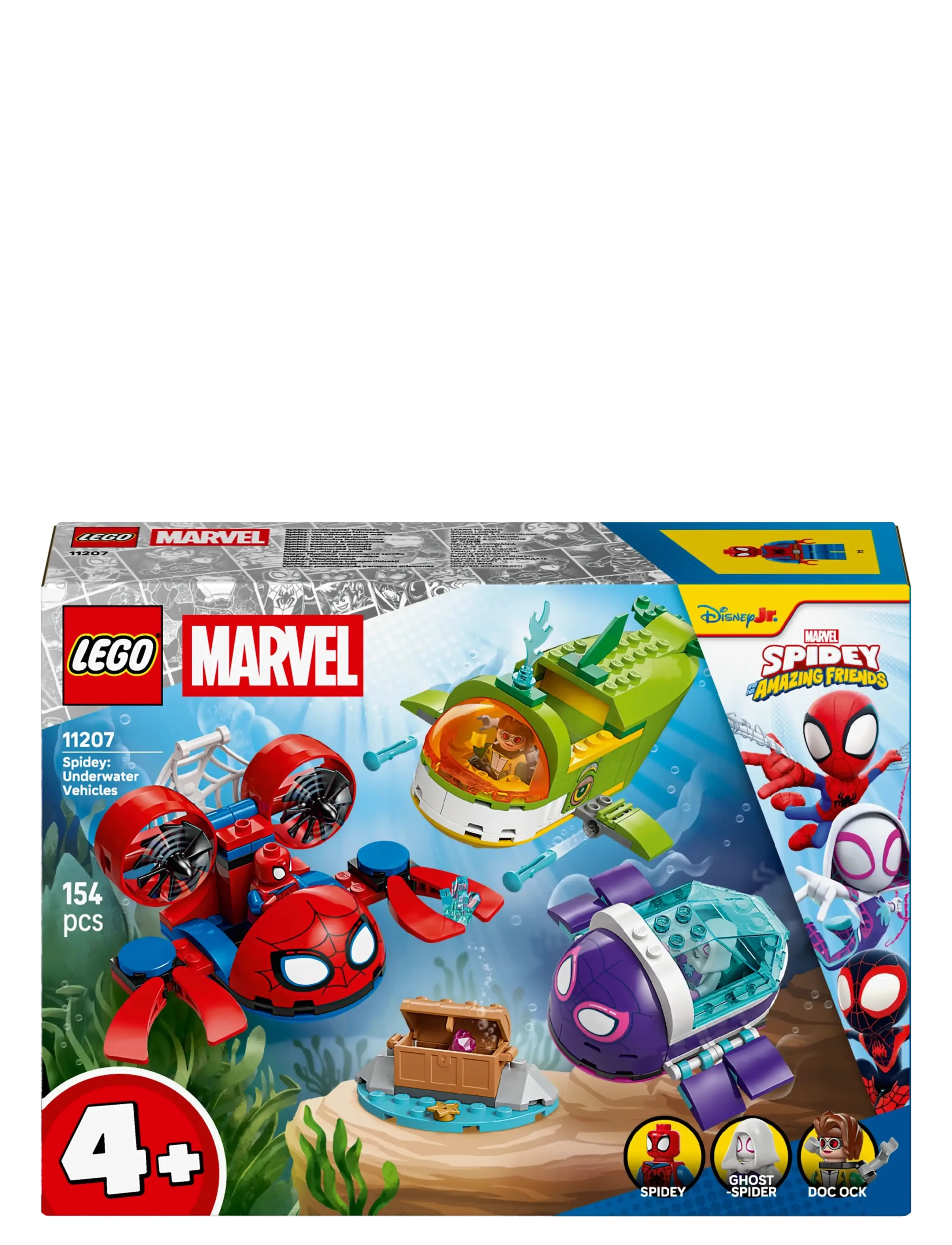 LEGO - Marvel Spidey And His Amazing Friends Spidey: Underwater Vehicles 11207 - lego super heroes - multi - 4