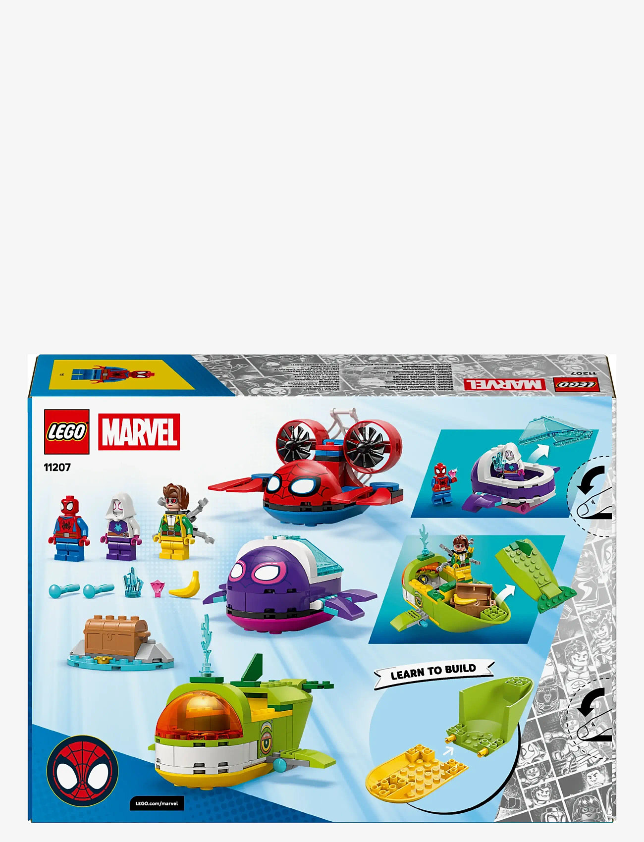 LEGO - Marvel Spidey And His Amazing Friends Spidey: Underwater Vehicles 11207 - lego super heroes - multi - 5