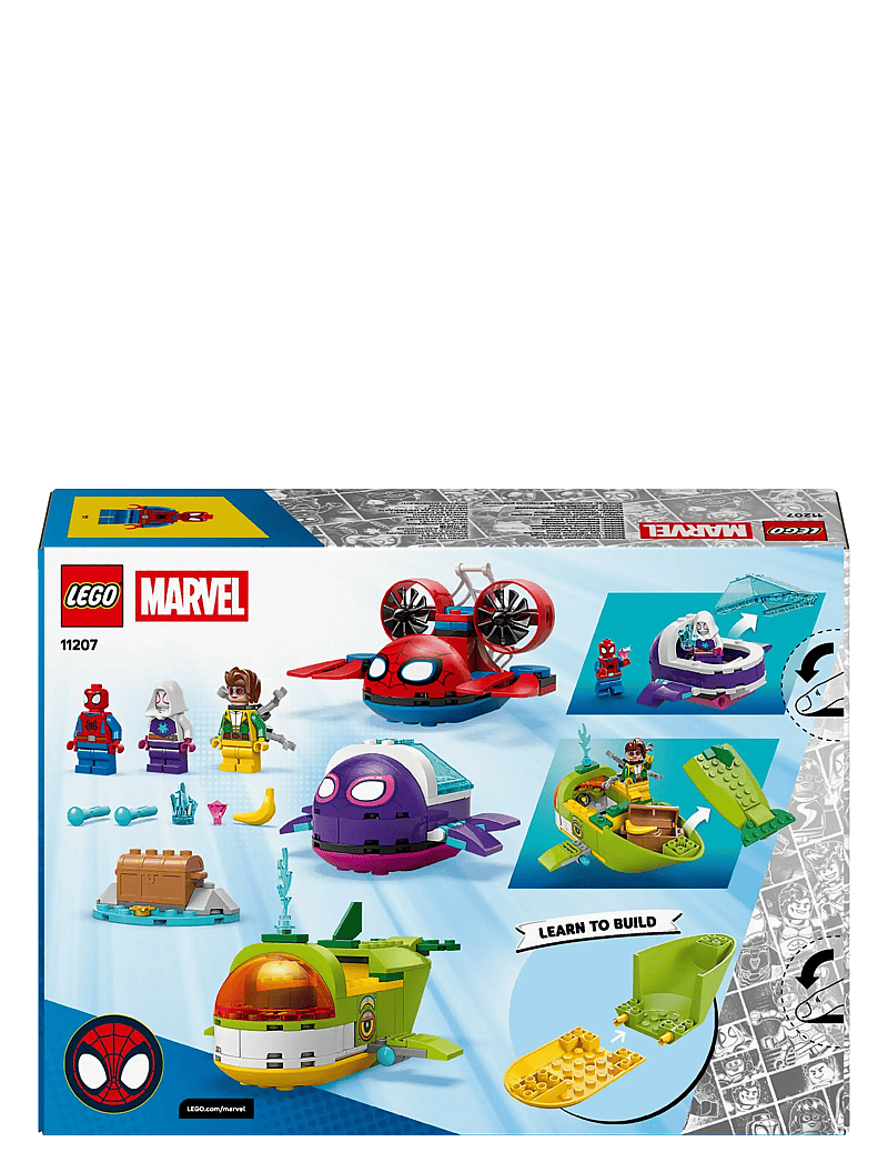 LEGO - Marvel Spidey And His Amazing Friends Spidey: Underwater Vehicles 11207 - lego super heroes - multi - 5