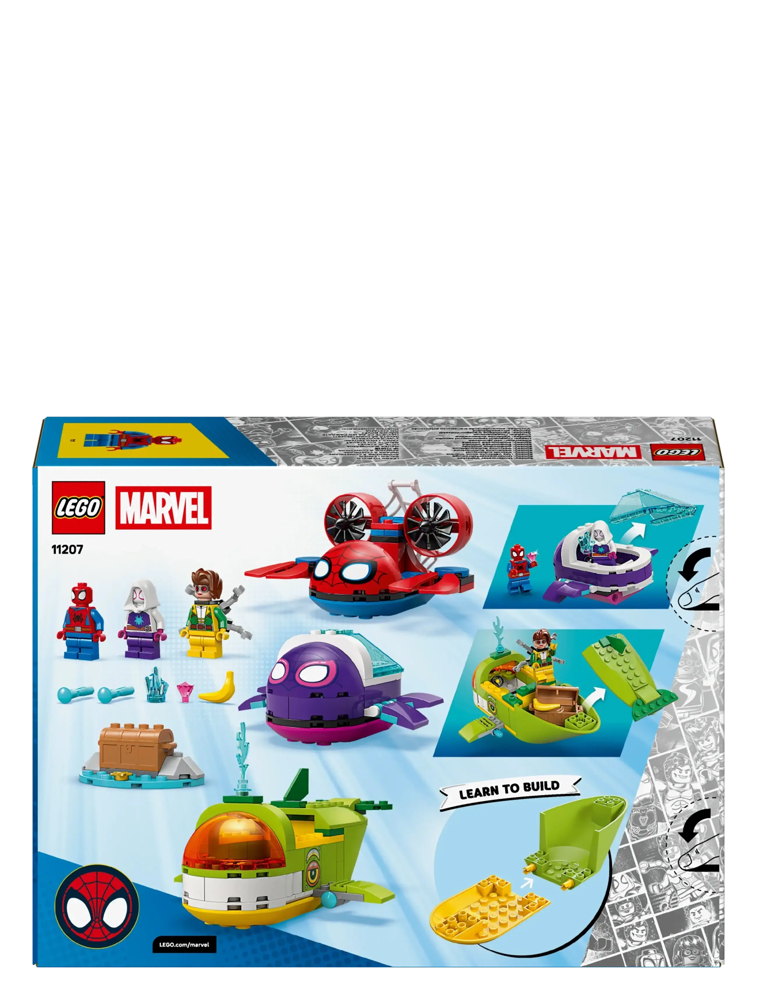 LEGO - Marvel Spidey And His Amazing Friends Spidey: Underwater Vehicles 11207 - lego super heroes - multi - 5