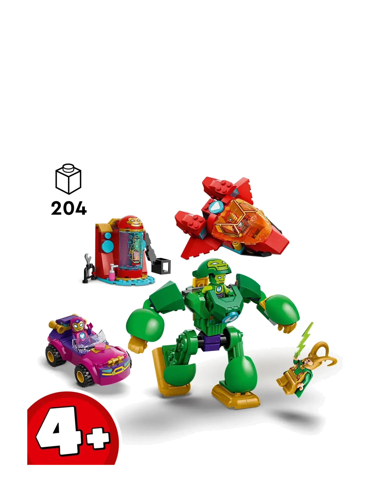 LEGO Loke Mod Team Iron Man 11211, One Size, Lego Spielzeug, Mehrfarbig/gemustert - duplo, Kinder