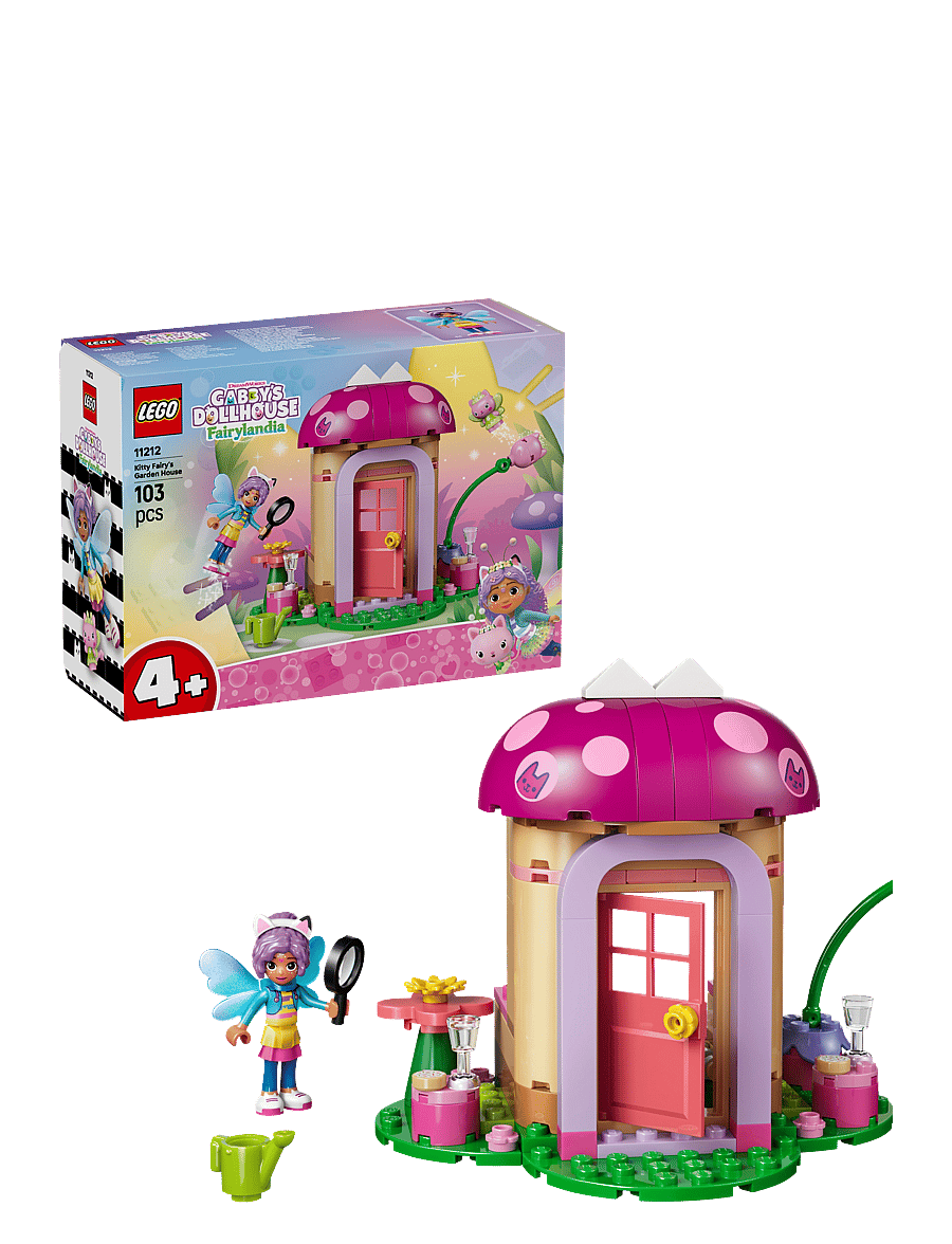 LEGO - Gabby’s Dollhouse Kitty Fairy’s Garden House Toy 11212 - lego gabby's dollhouse - multi - 0