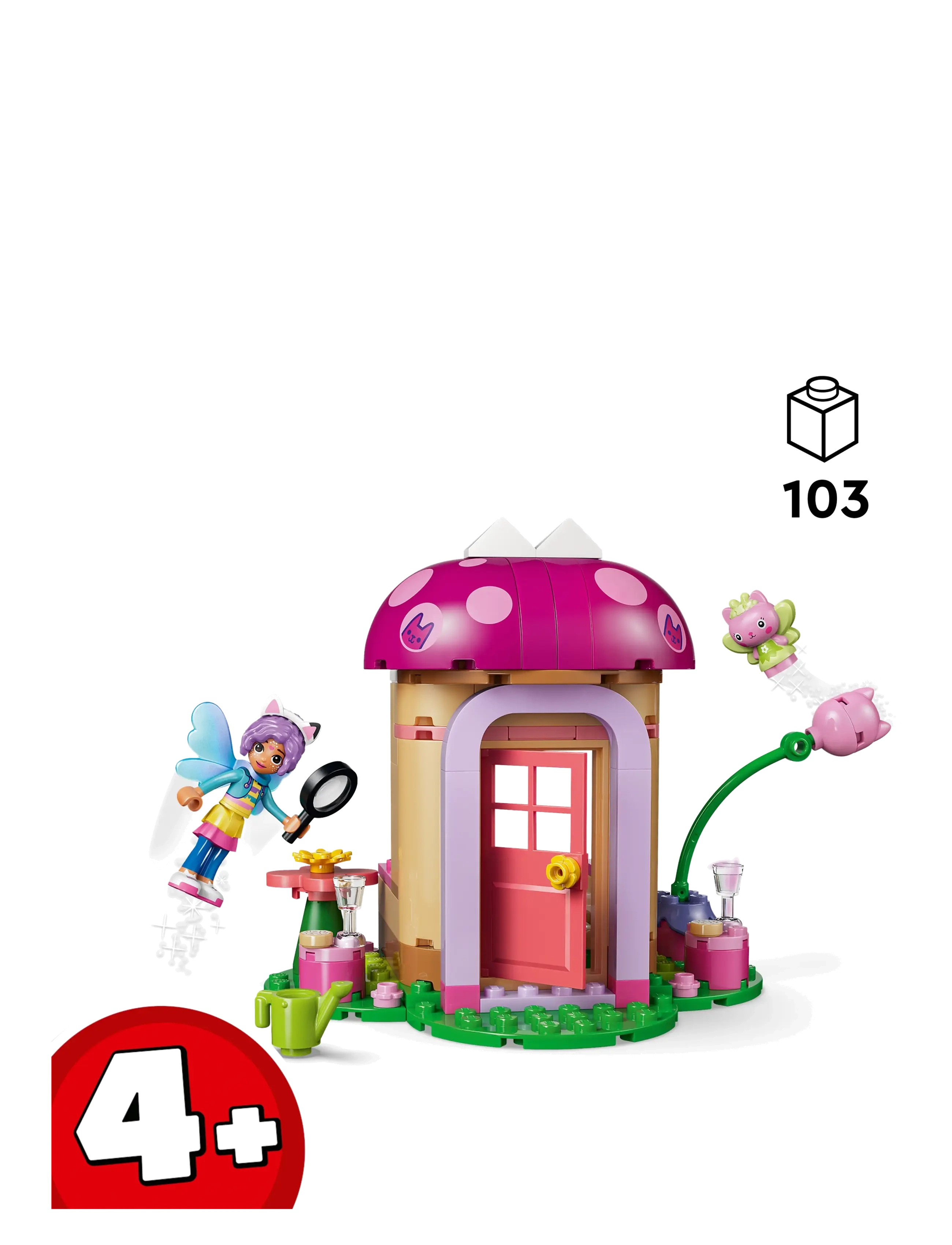 LEGO - Gabby’s Dollhouse Kitty Fairy’s Garden House Toy 11212 - lego gabby's dollhouse - multi - 1