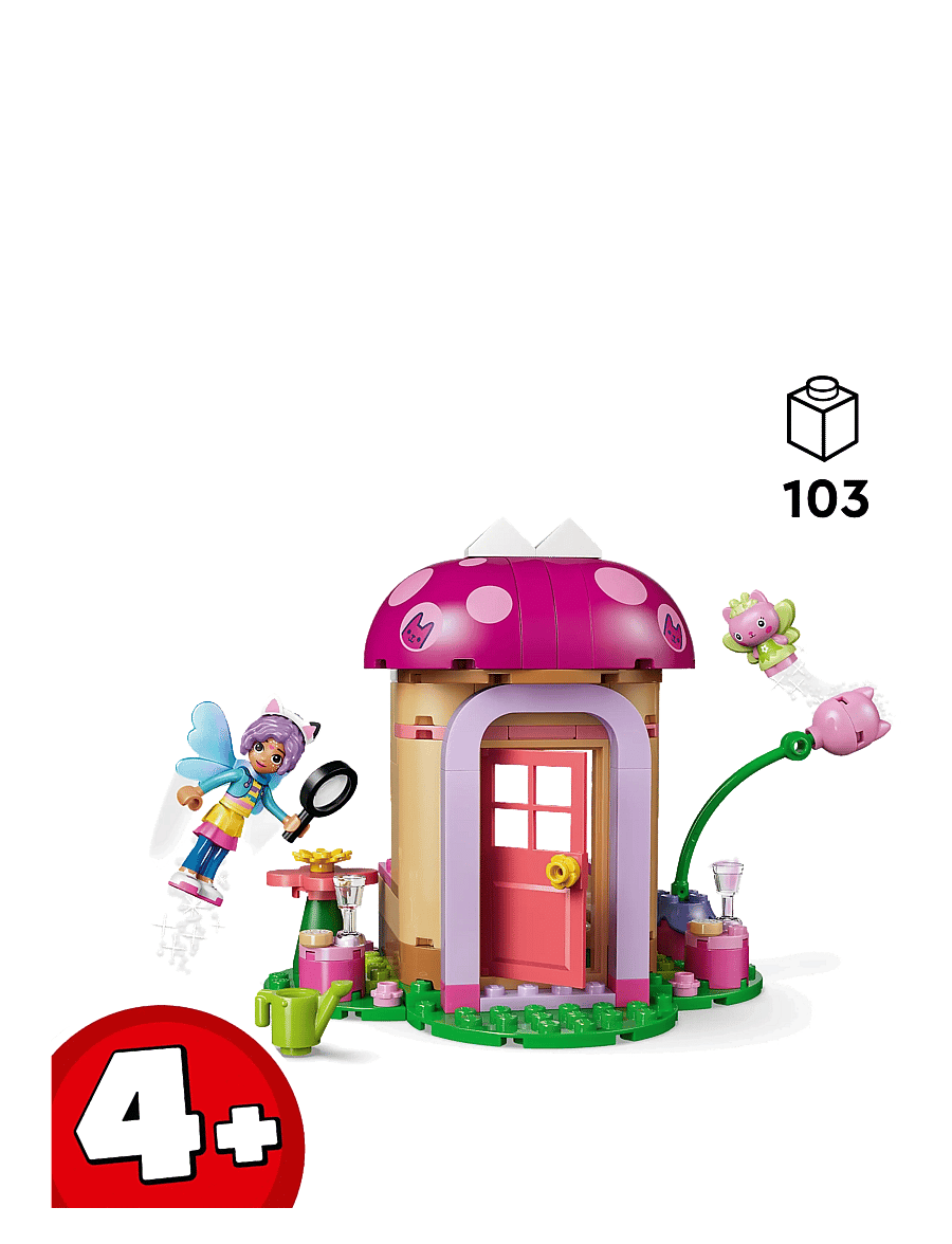 LEGO - Gabby’s Dollhouse Kitty Fairy’s Garden House Toy 11212 - lego gabby's dollhouse - multi - 1