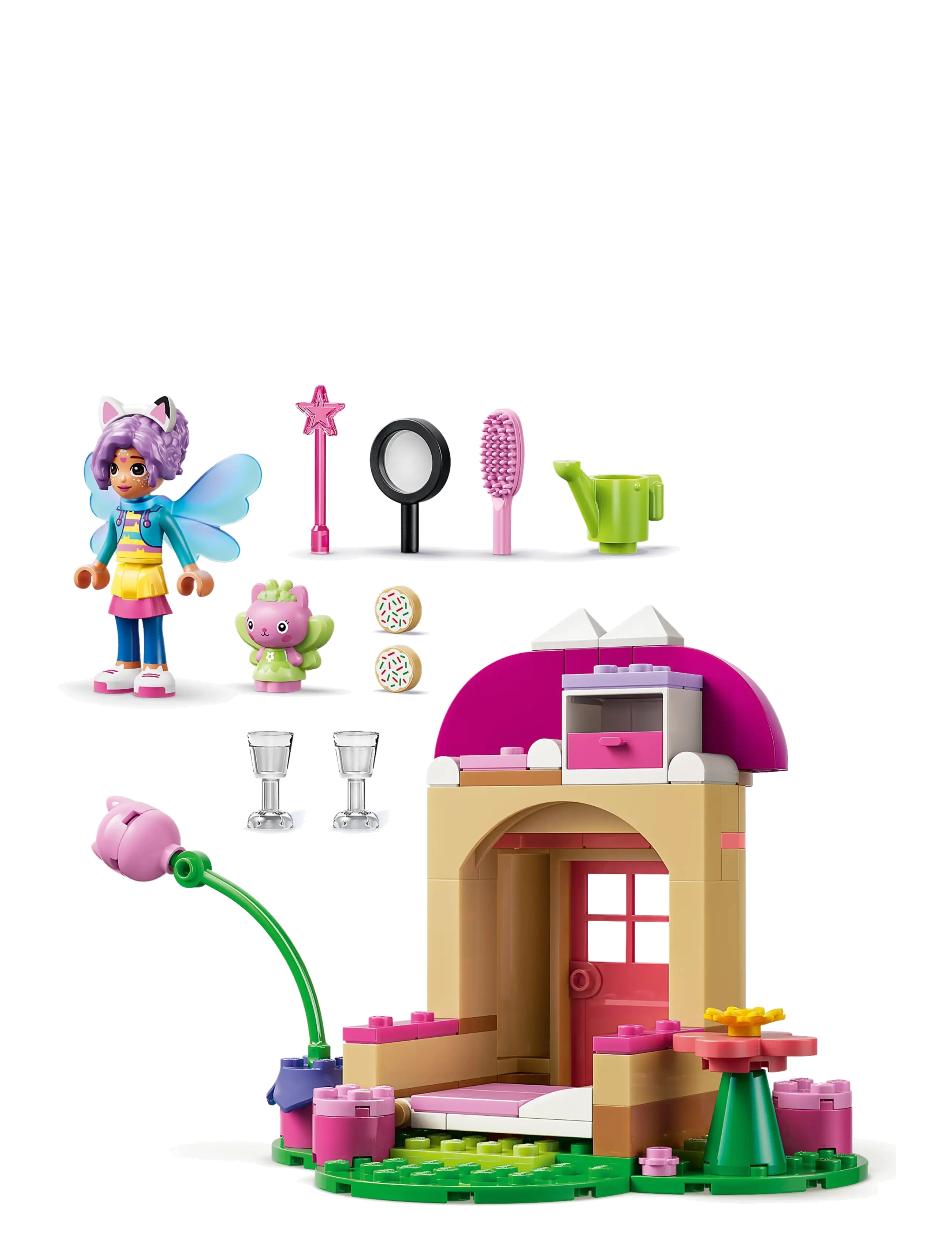 LEGO - Gabby’s Dollhouse Kitty Fairy’s Garden House Toy 11212 - lego gabby's dollhouse - multi - 4