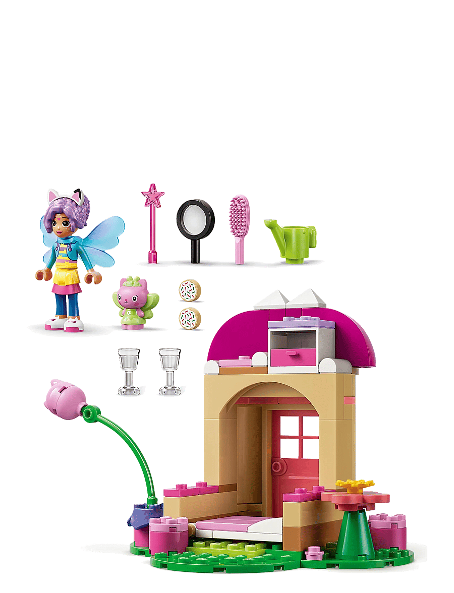 LEGO - Gabby’s Dollhouse Kitty Fairy’s Garden House Toy 11212 - lego gabby's dollhouse - multi - 4