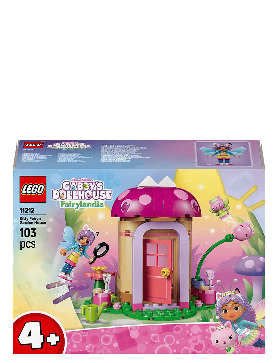 LEGO - Gabby’s Dollhouse Kitty Fairy’s Garden House Toy 11212 - lego gabby's dollhouse - multi - 5