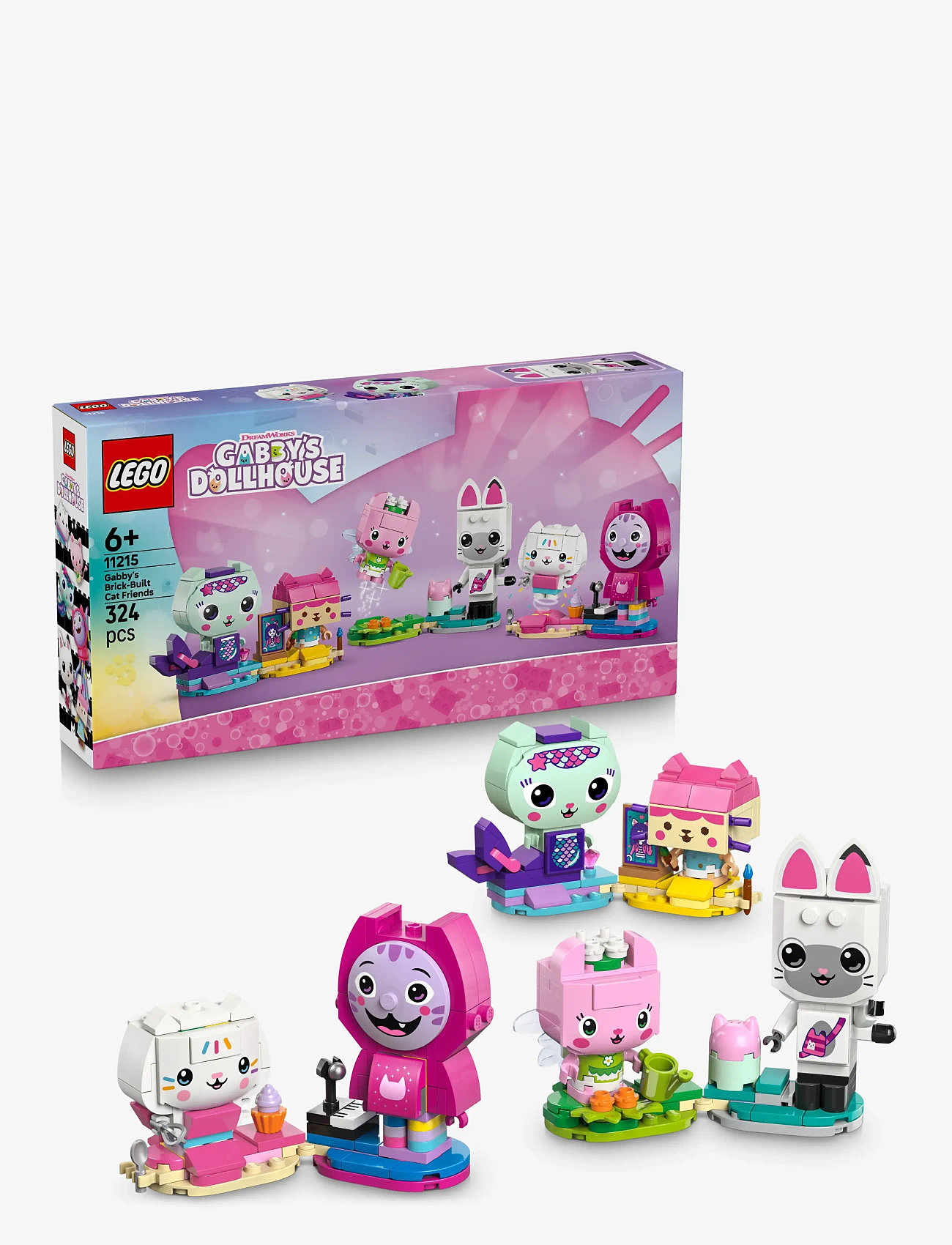 LEGO - Gabby’s Dollhouse Gabby’s Brick-Built Cat Friends 11215 - lego gabby's dollhouse - multi - 0