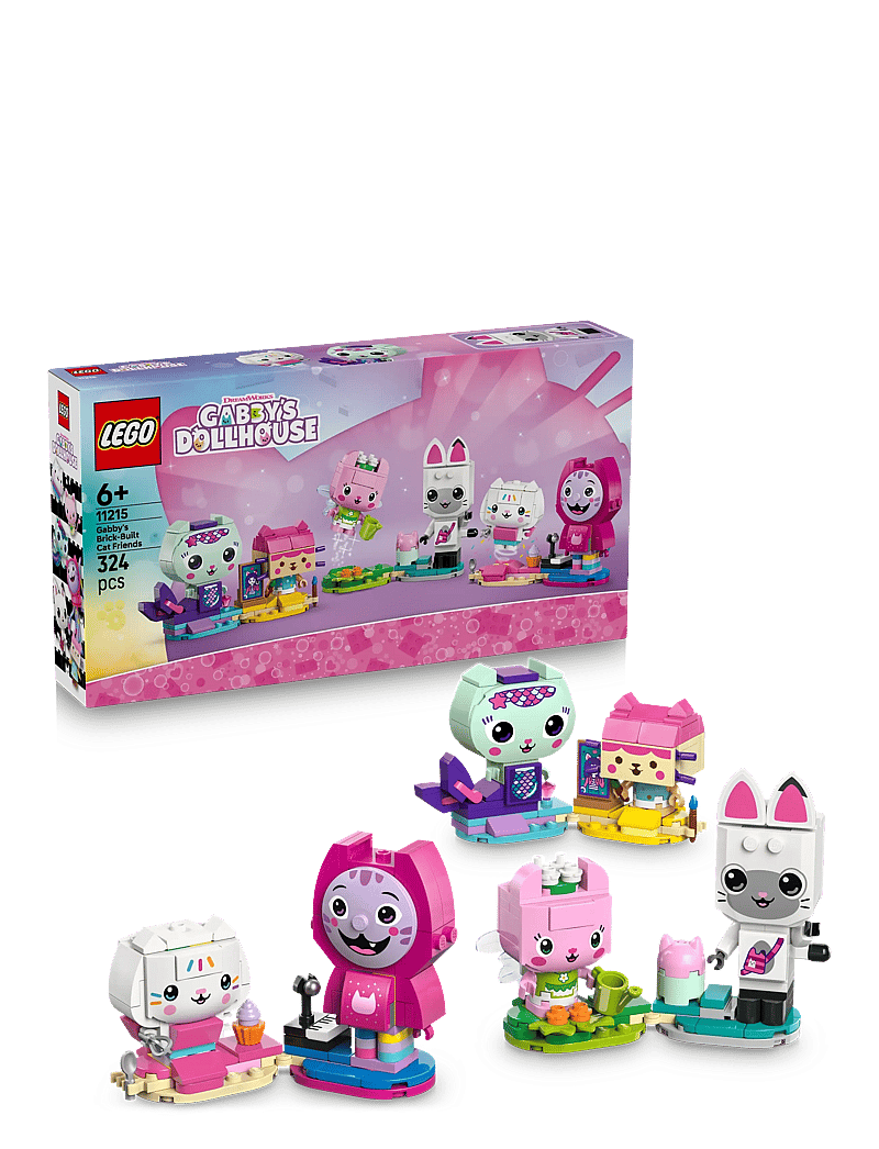 LEGO - Gabby’s Dollhouse Gabby’s Brick-Built Cat Friends 11215 - lego gabby's dollhouse - multi - 0