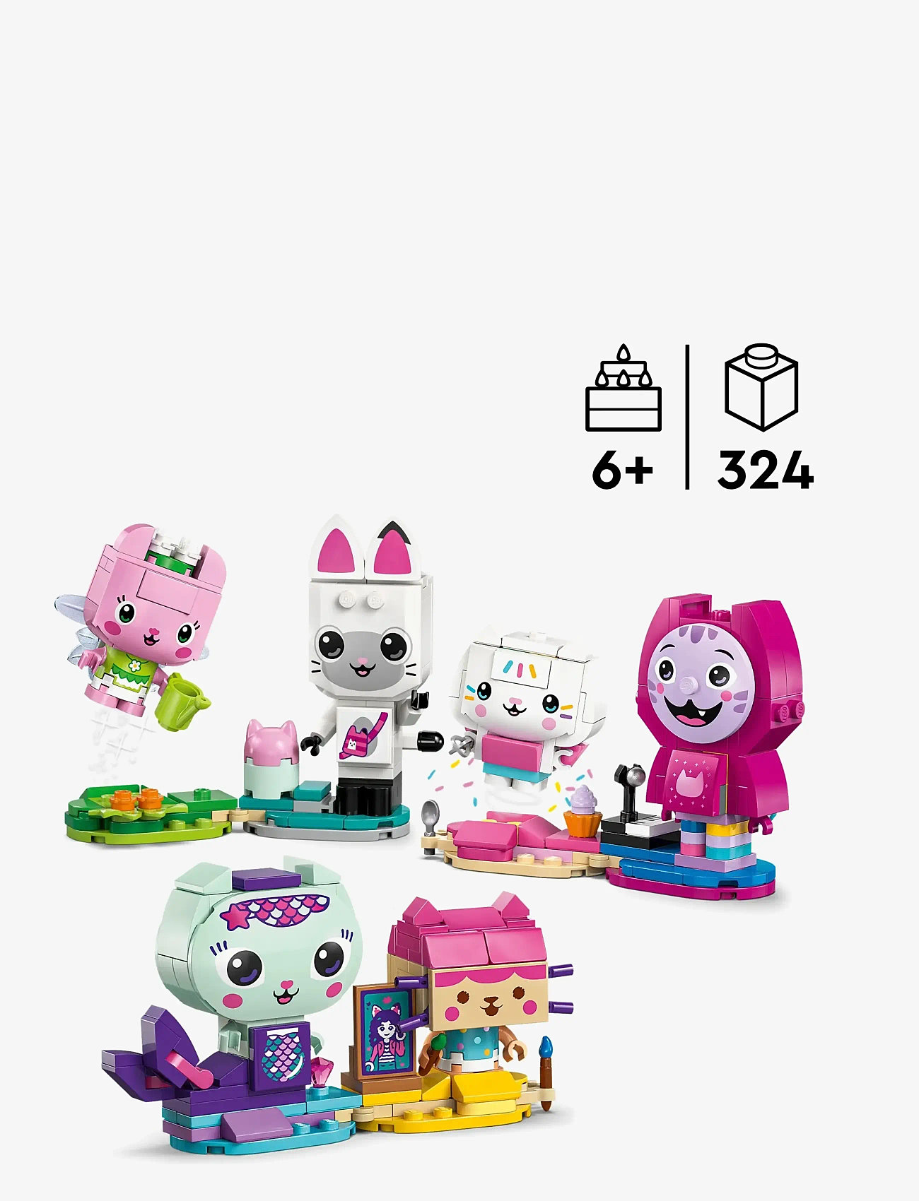 LEGO - Gabby’s Dollhouse Gabby’s Brick-Built Cat Friends 11215 - lego gabby's dollhouse - multi - 1