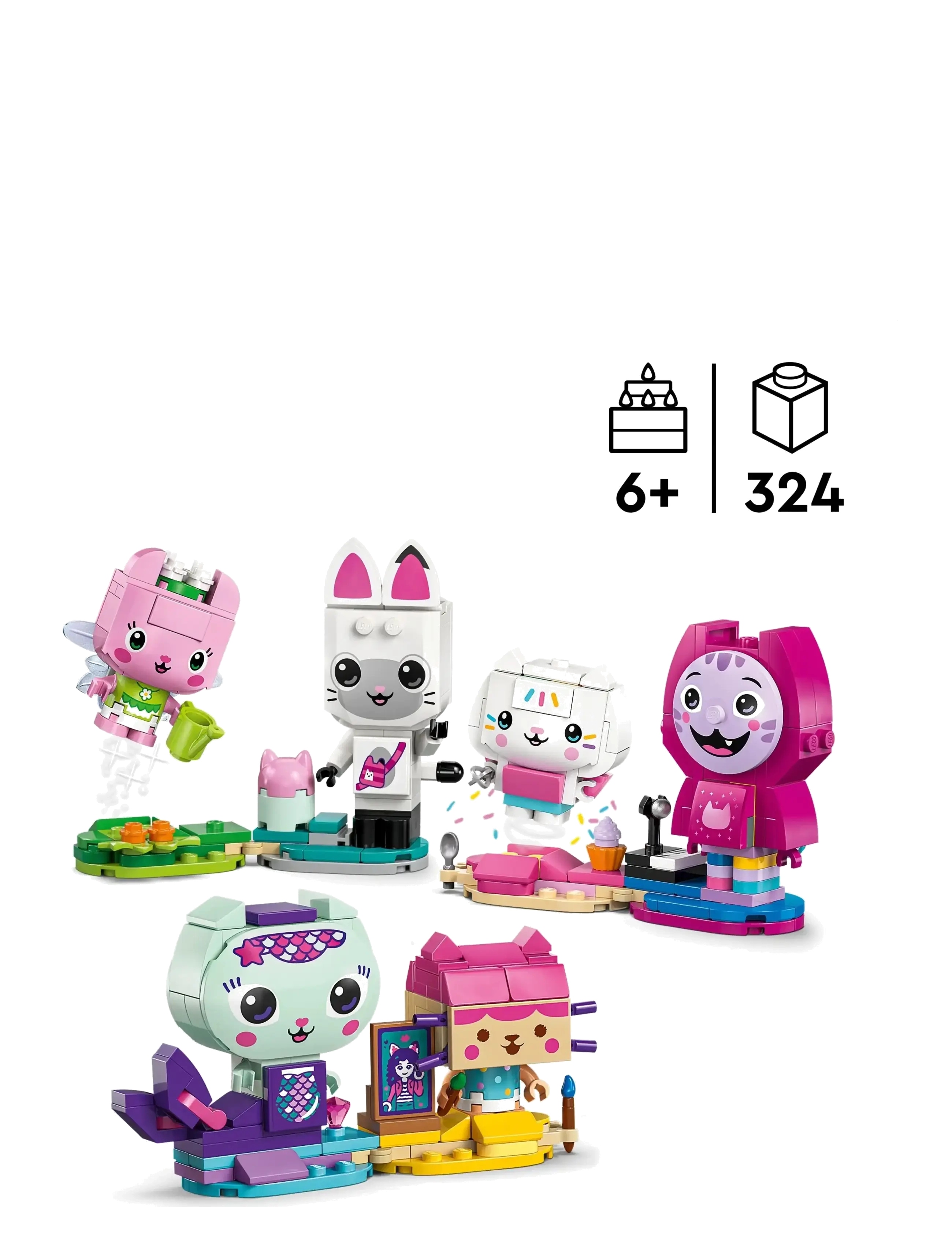 LEGO - Gabby’s Dollhouse Gabby’s Brick-Built Cat Friends 11215 - lego gabby's dollhouse - multi - 1
