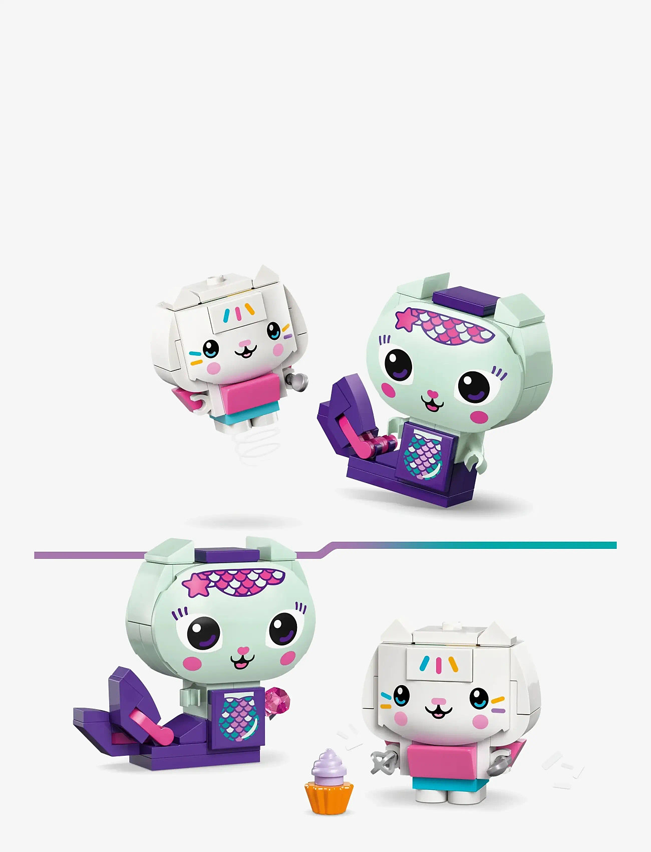 LEGO - Gabby’s Dollhouse Gabby’s Brick-Built Cat Friends 11215 - lego gabby's dollhouse - multi - 2