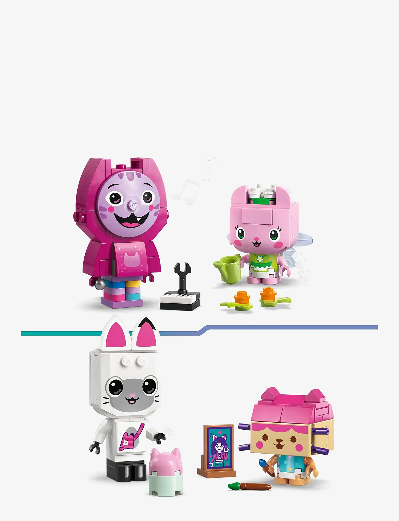 LEGO - Gabby’s Dollhouse Gabby’s Brick-Built Cat Friends 11215 - lego gabby's dollhouse - multi - 3
