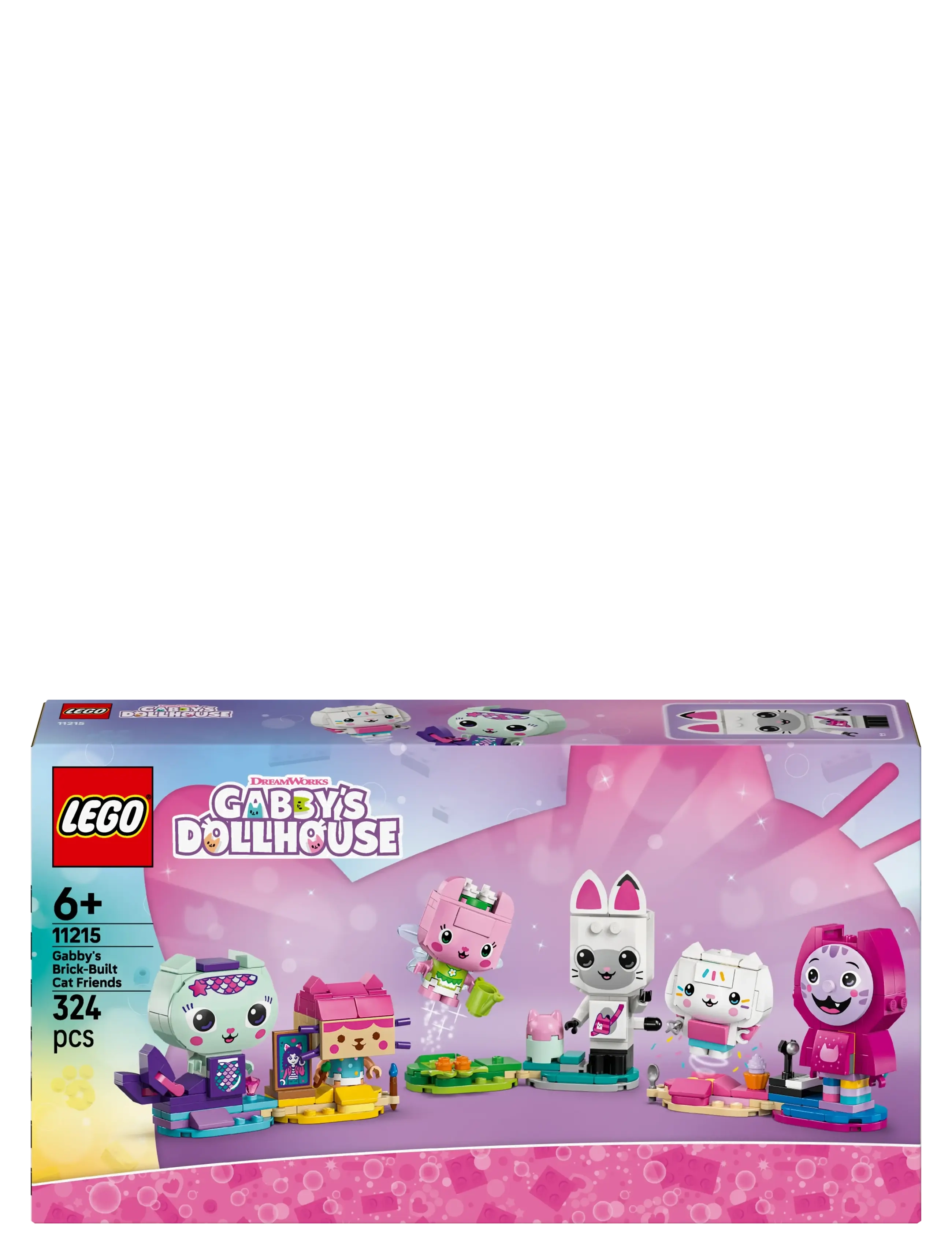 LEGO - Gabby’s Dollhouse Gabby’s Brick-Built Cat Friends 11215 - lego gabby's dollhouse - multi - 4