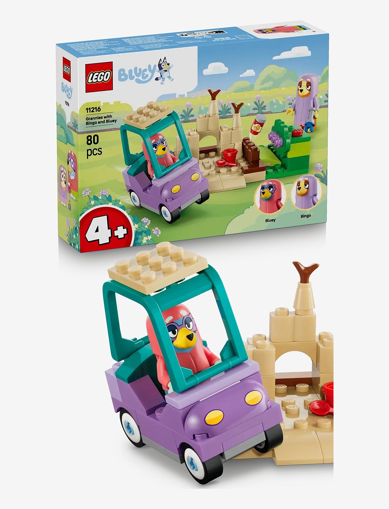 LEGO | Bluey Grannies With Bingo And Bluey Building Toy 11216 | ONE SIZE