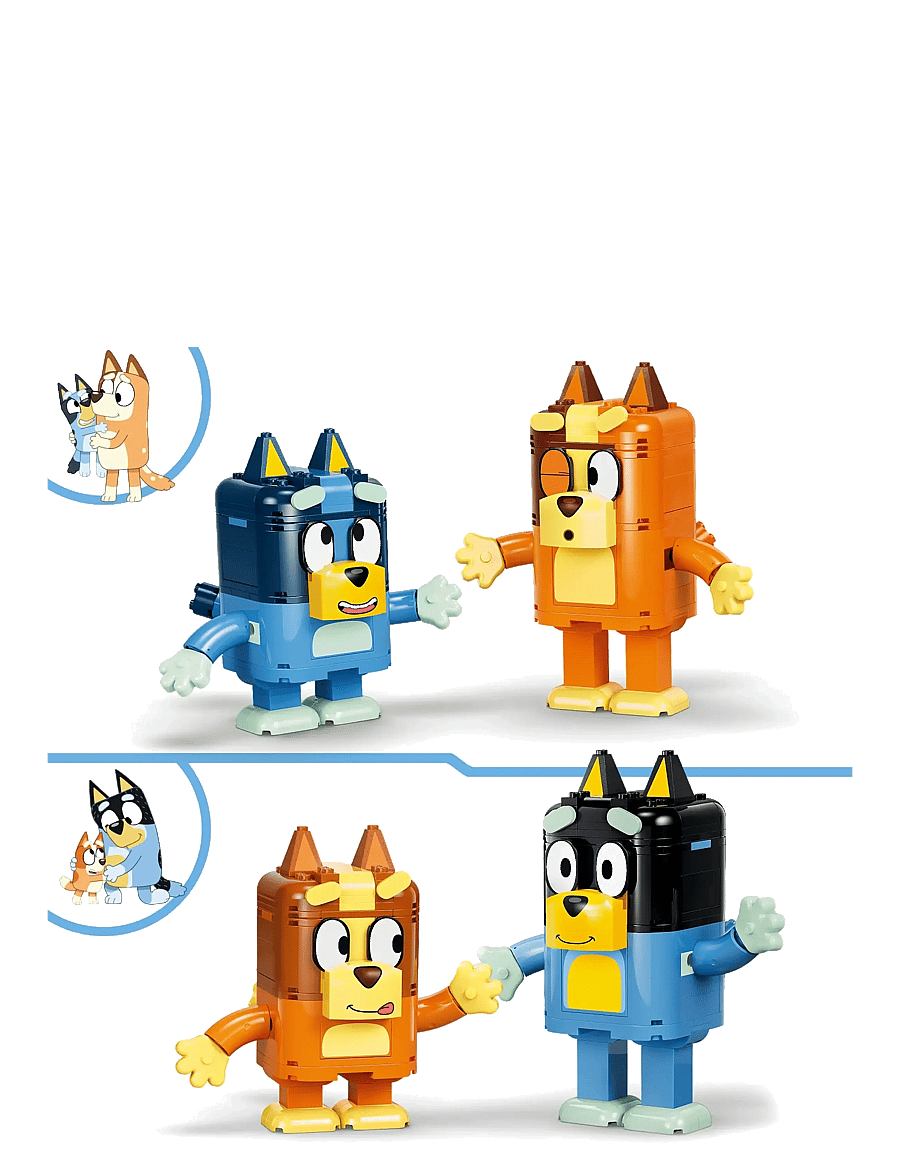 LEGO - Bluey Brick-Built Bluey Family Toy Figures Set 11217 - lego bluey - multi - 2