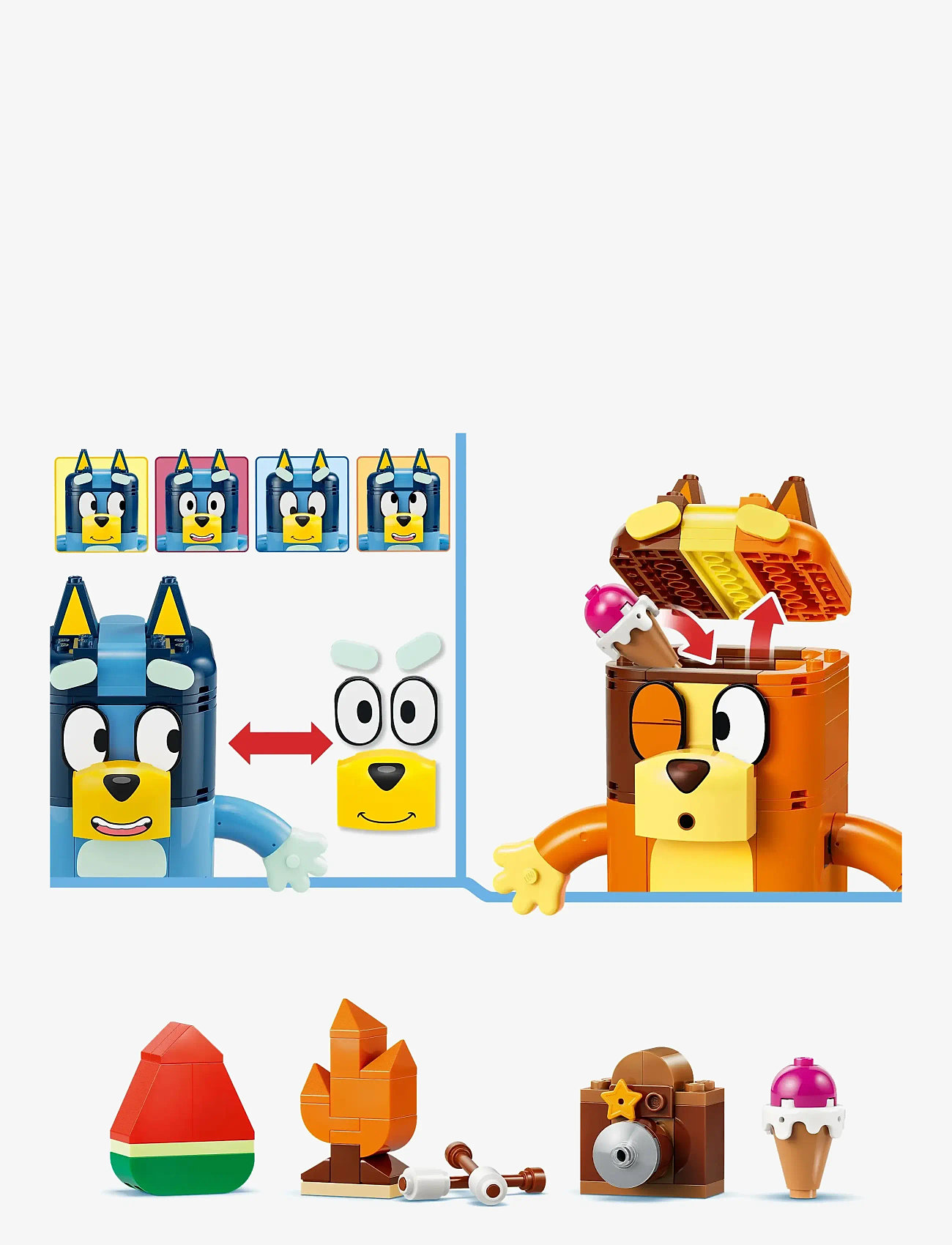 LEGO - Brick-Built Bluey Family 11217 - lego bluey - multi - 3