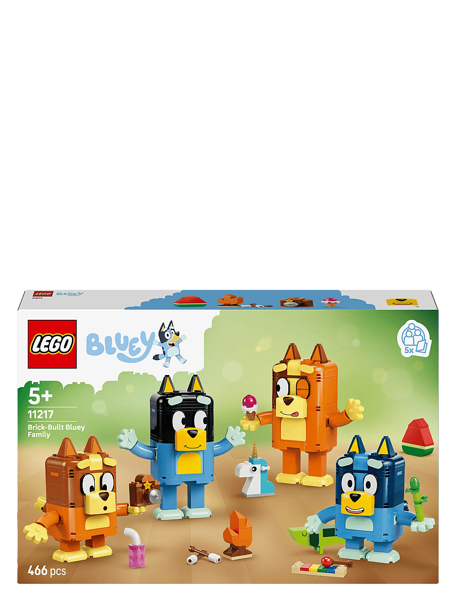 LEGO - Bluey Brick-Built Bluey Family Toy Figures Set 11217 - lego bluey - multi - 4