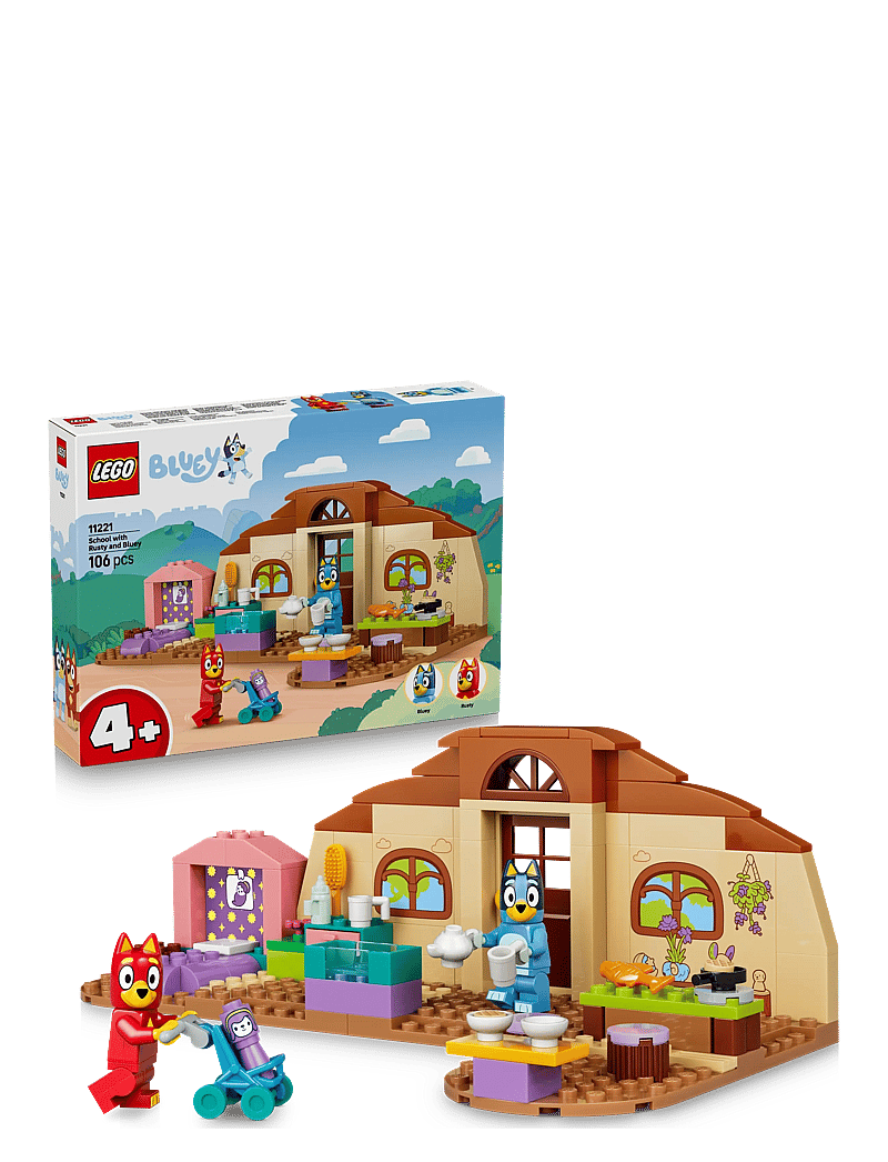 LEGO - Bluey School with Rusty and Bluey Building Toy 11221 - lego bluey - multi - 0