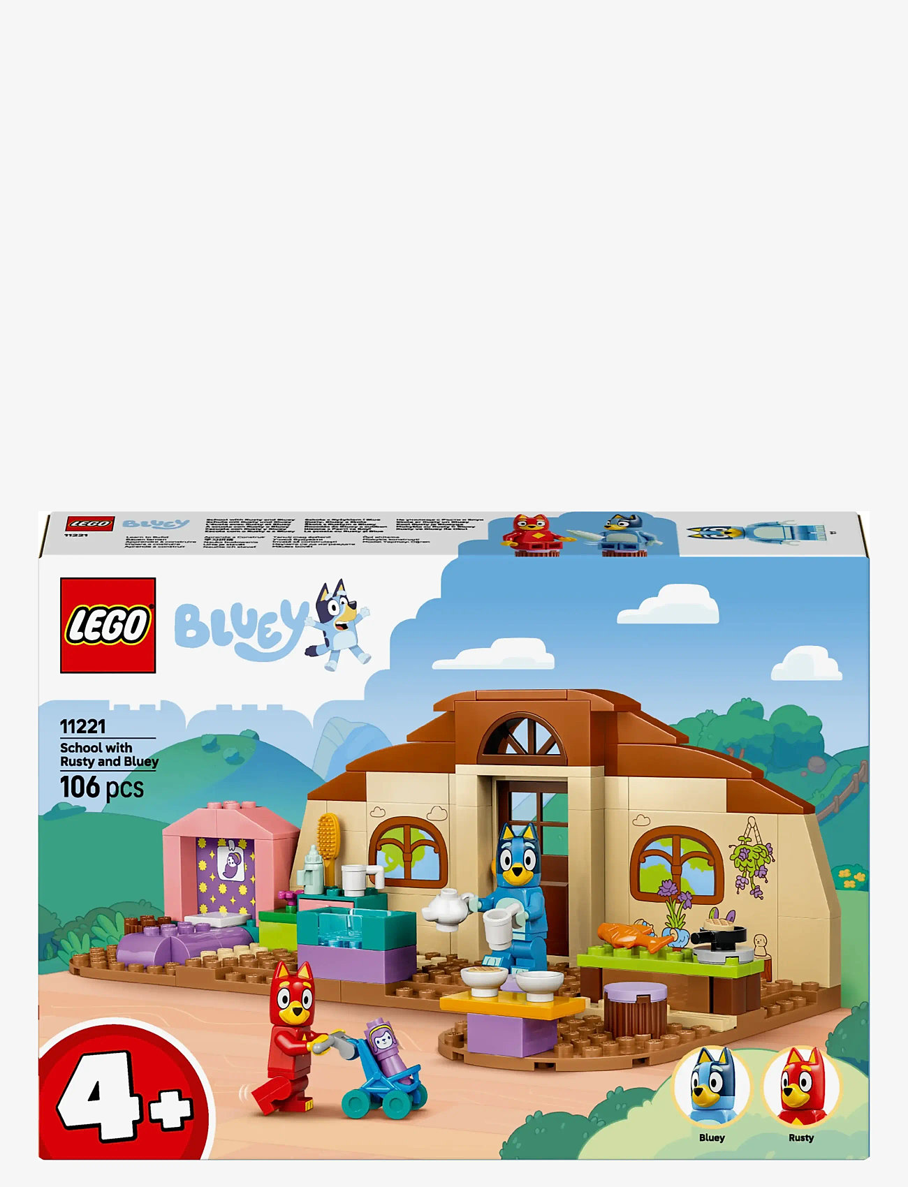 LEGO - Bluey School with Rusty and Bluey Building Toy 11221 - lego bluey - multi - 4