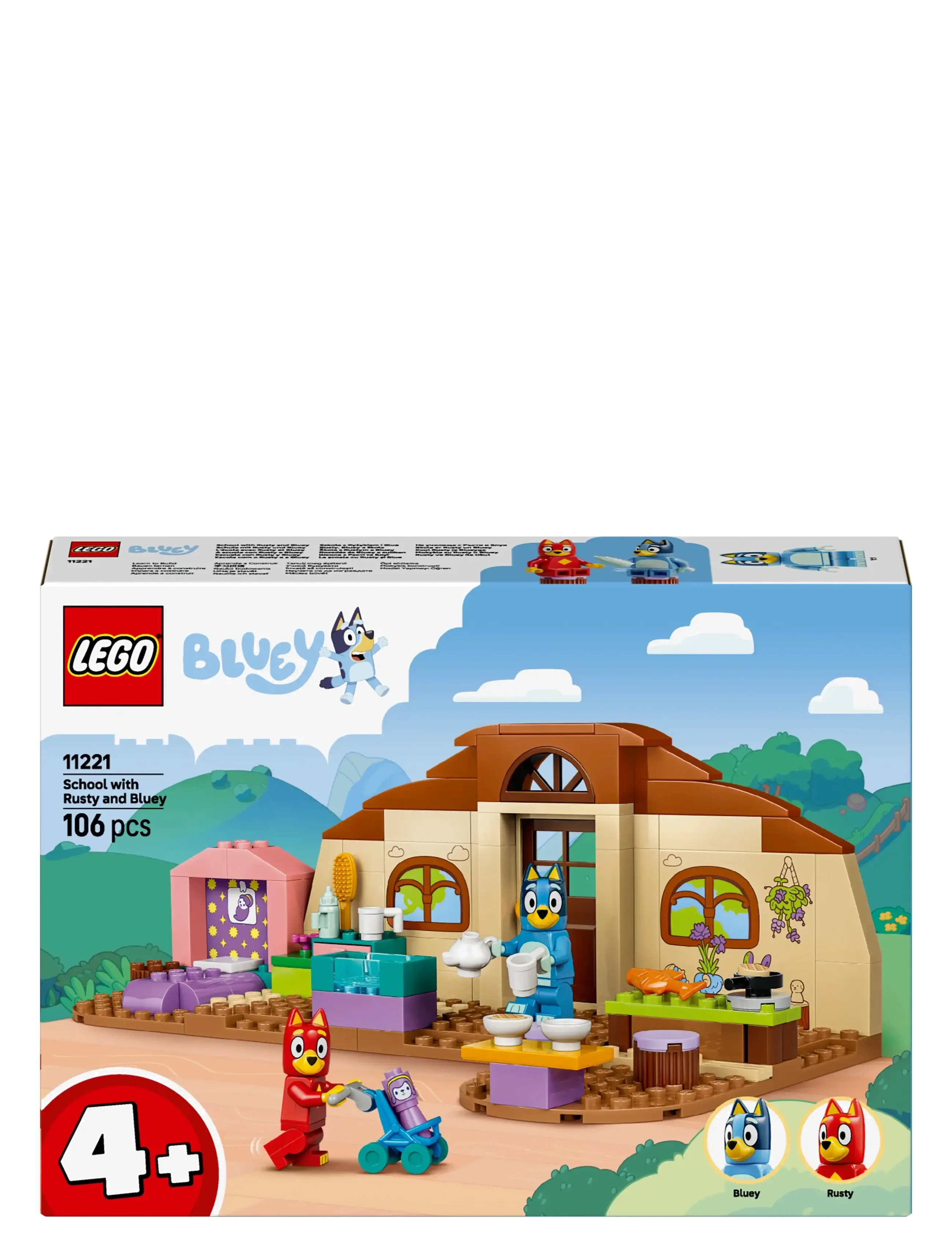LEGO - Bluey School with Rusty and Bluey Building Toy 11221 - lego bluey - multi - 4