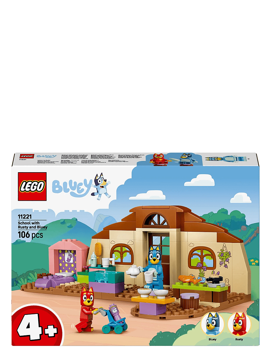 LEGO - Bluey School with Rusty and Bluey Building Toy 11221 - lego bluey - multi - 4